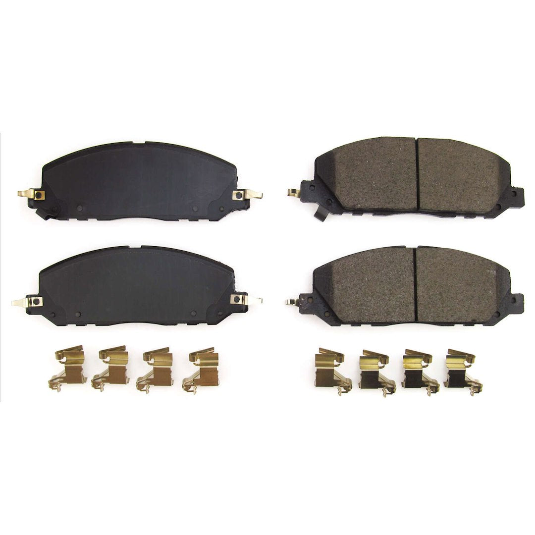 Power Stop 17-2230 Z17 Clean Ride Front Ceramic Brake Pads With Hardware For Ford Explorer 2020-2022, Lincoln Aviator 2020-2022 [Model Specific]