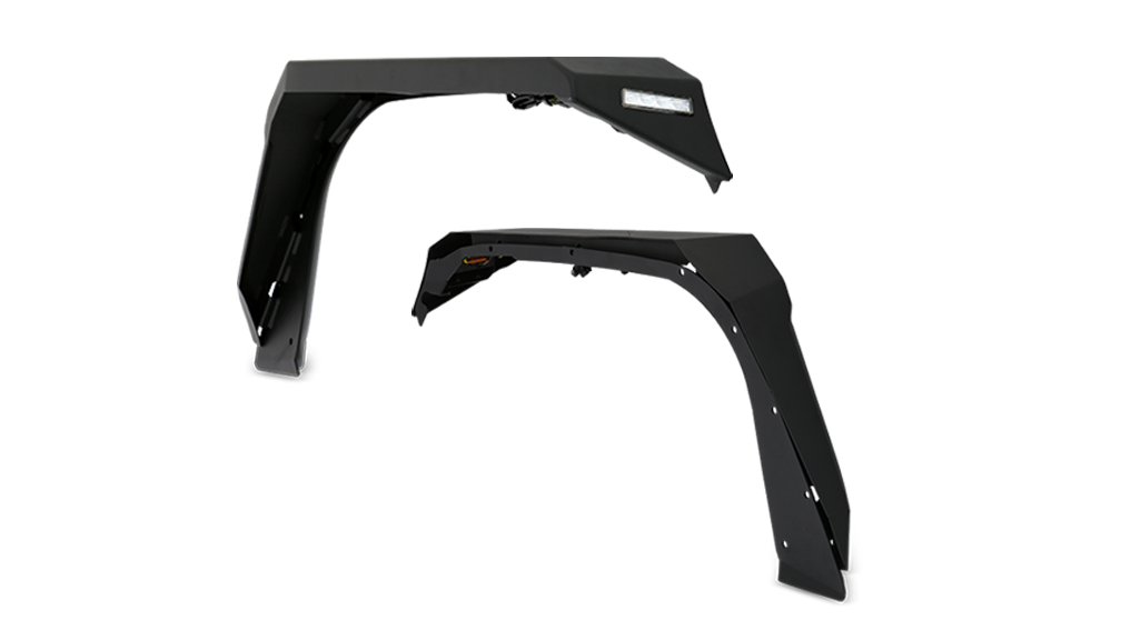 Body Armor Jl-6102 2018-2021 Jeep Wrangler Jl And Gladiator Jt Front Fender Flares