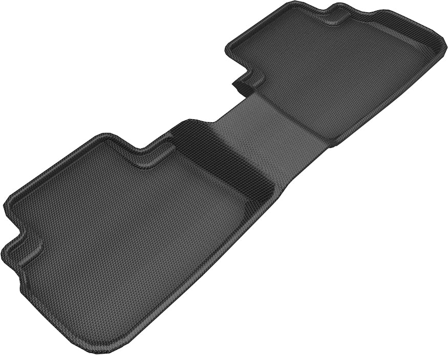 3D Maxpider Custom Fit Kagu Floor Mat (Black) Compatible With Subaru Forester 2019-2023 - Second Row