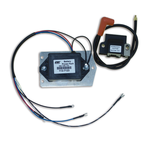 CDI Electronics 113-7123 Battery Power Pack for Johnson/Evinrude - 3 Cyl, Small, Multicoloured (1968-1972)