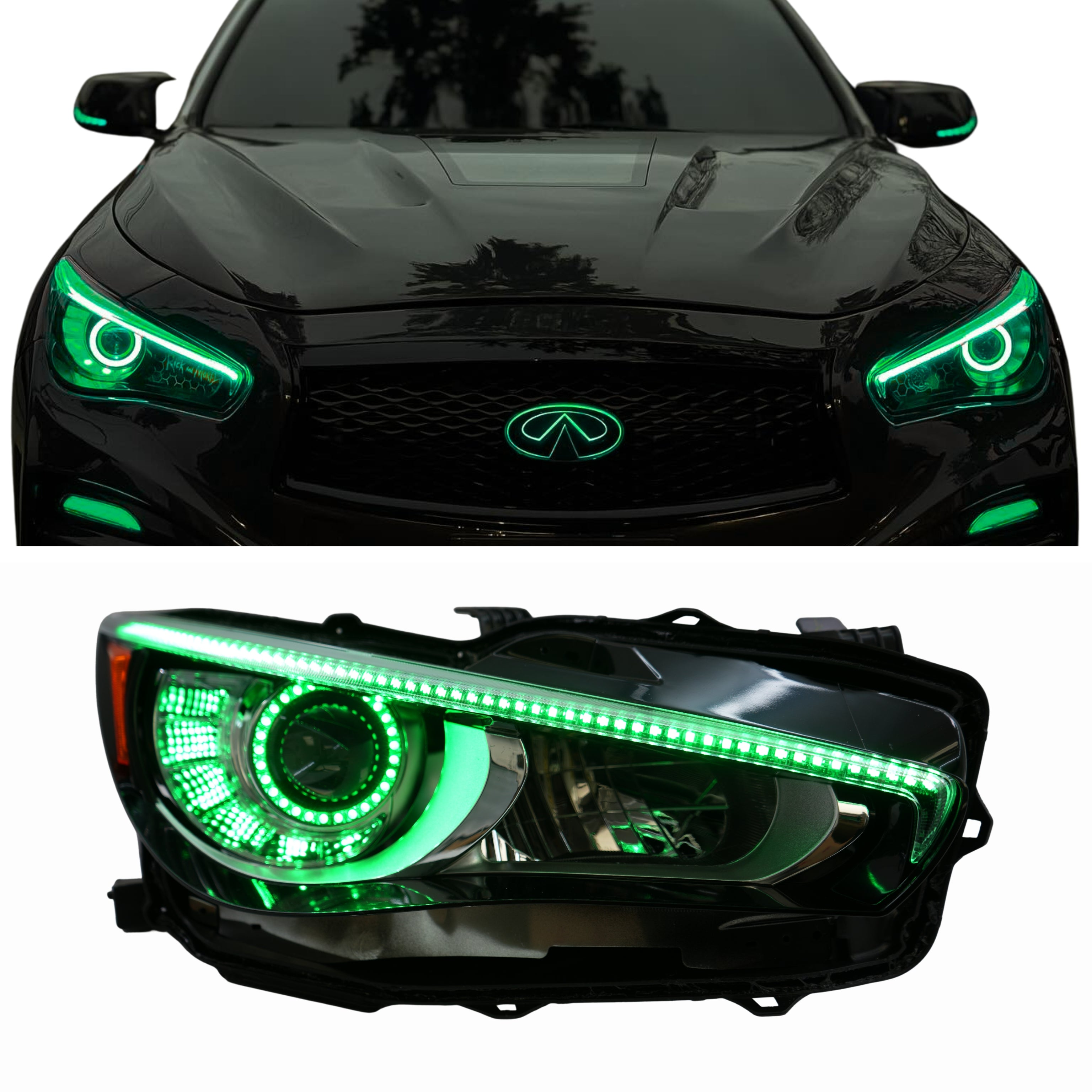 Infiniti Q50 Multicolor Flow DRL Boards (2014–2024)