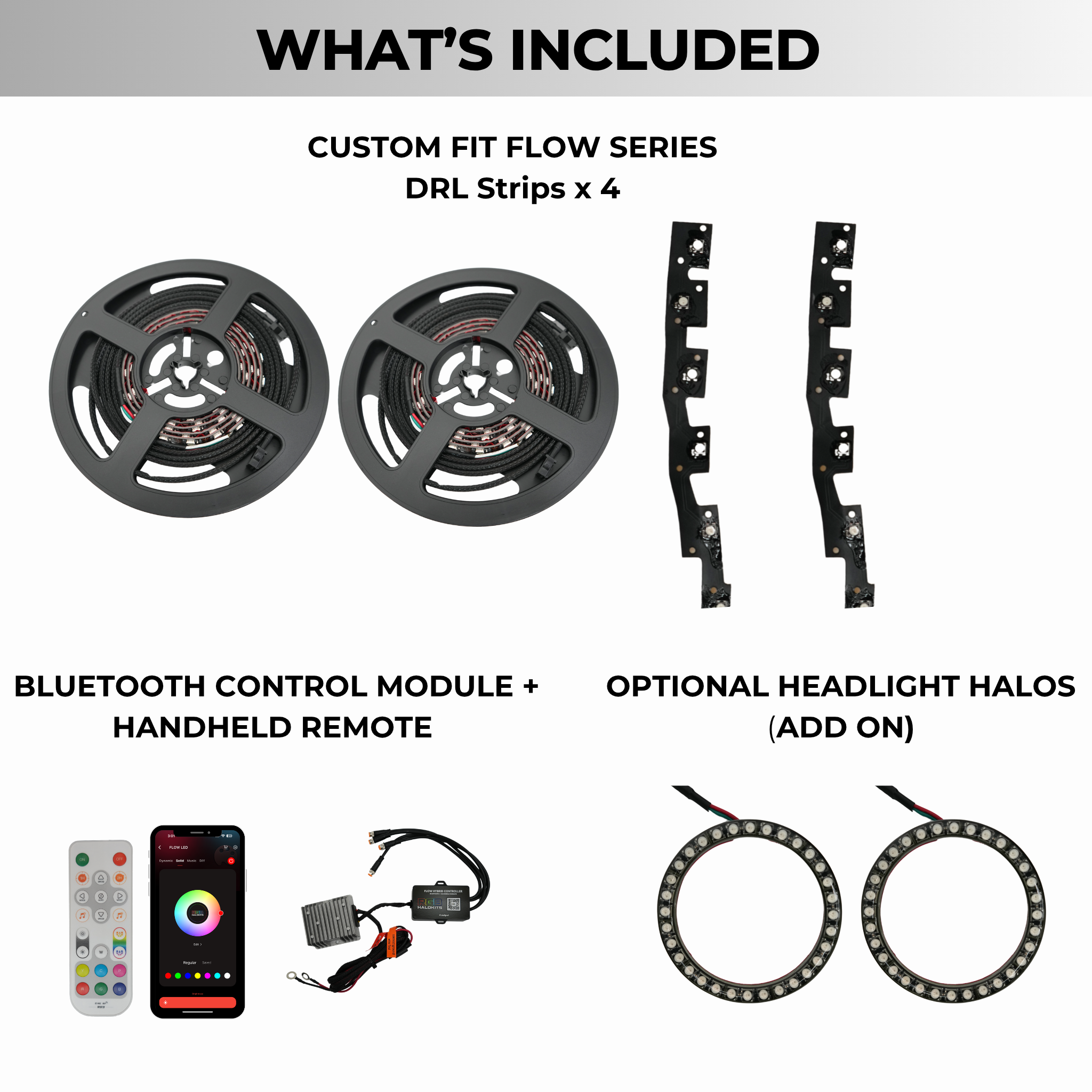 Infiniti Q50 Multicolor Flow DRL Boards (2014–2024)