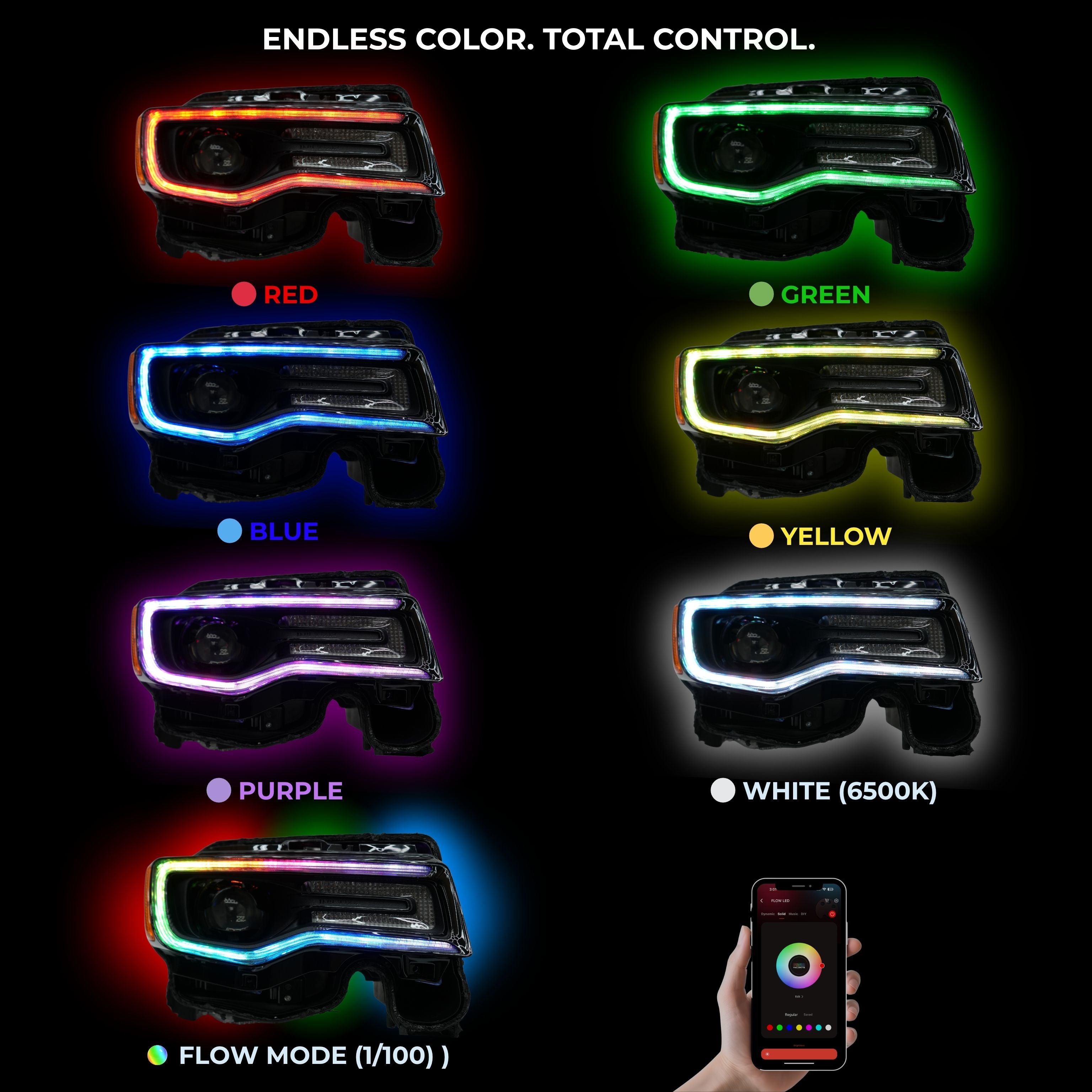 Jeep Grand Cherokee Multicolor DRL Boards (2014–2021)