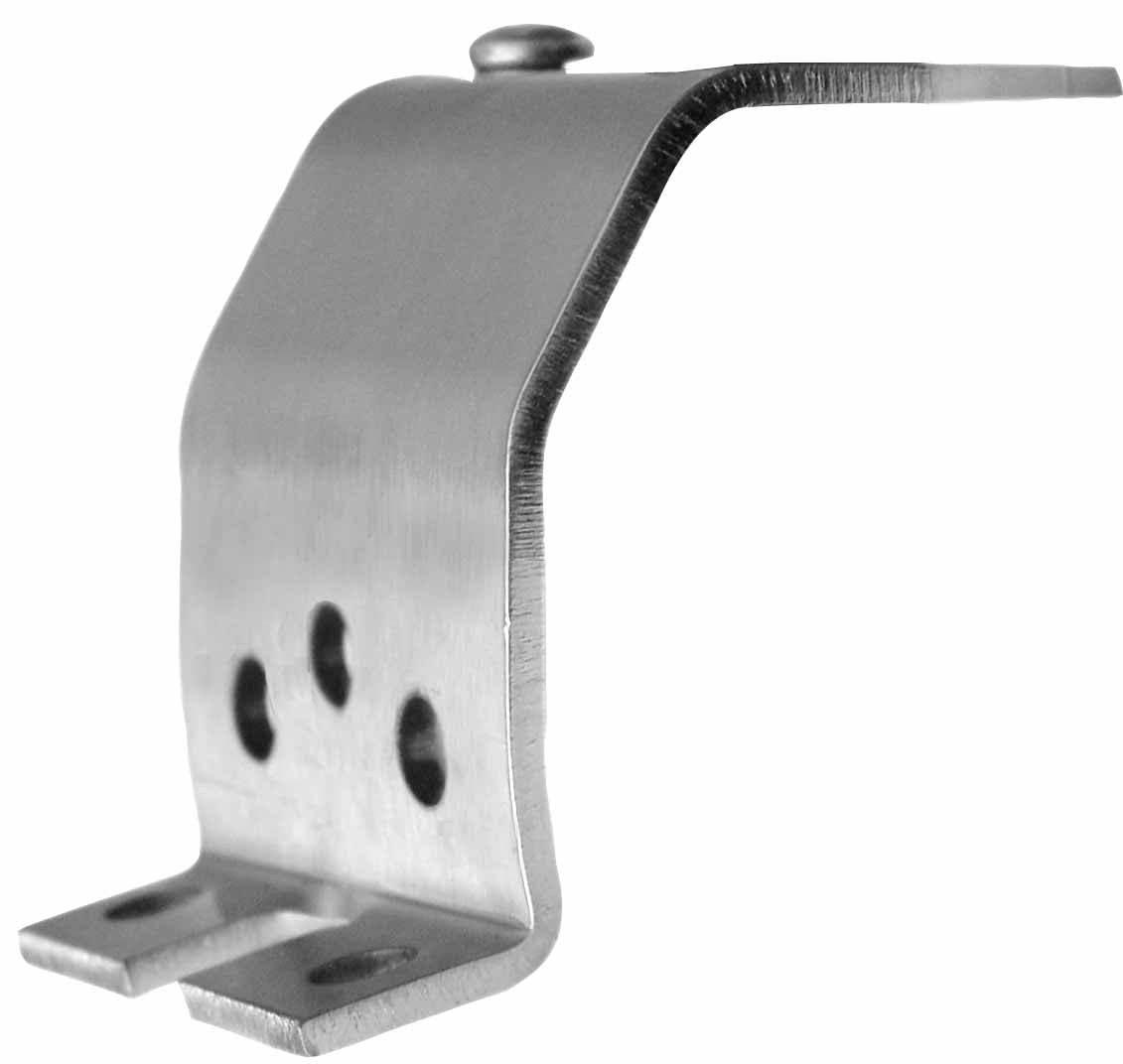 KALIBUR STAINLESS STEEL SHORT UNDER HOOD OR GROOVE ANTENNA MOUNT  WITHOUT STUD