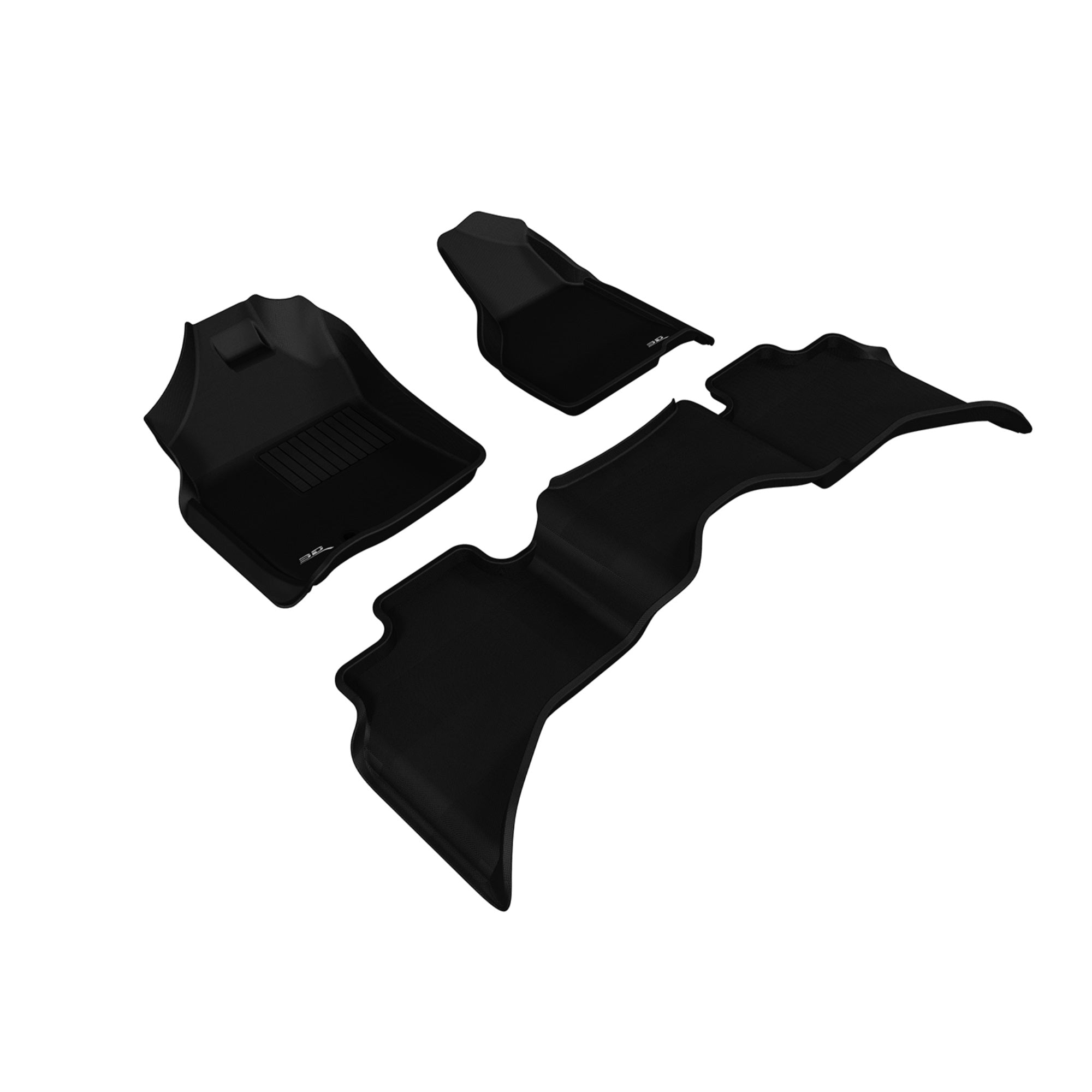 3D MAXpider DODGE RAM 1500 QUAD CAB 20092012 KAGU BLACK R1 R2 (1 EYELET)