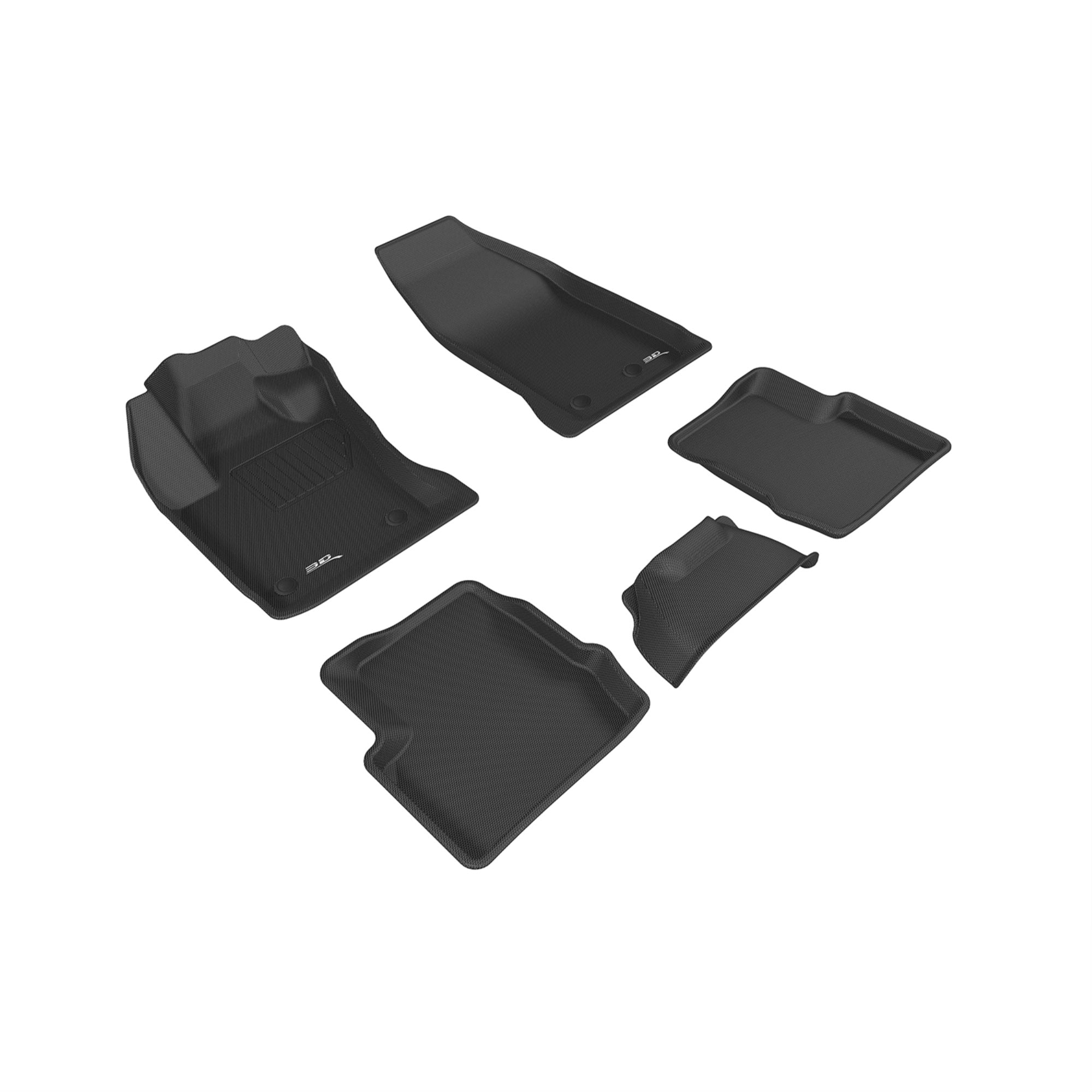 3D MAXpider FIAT 500X 20152019 KAGU BLACK R1 R2