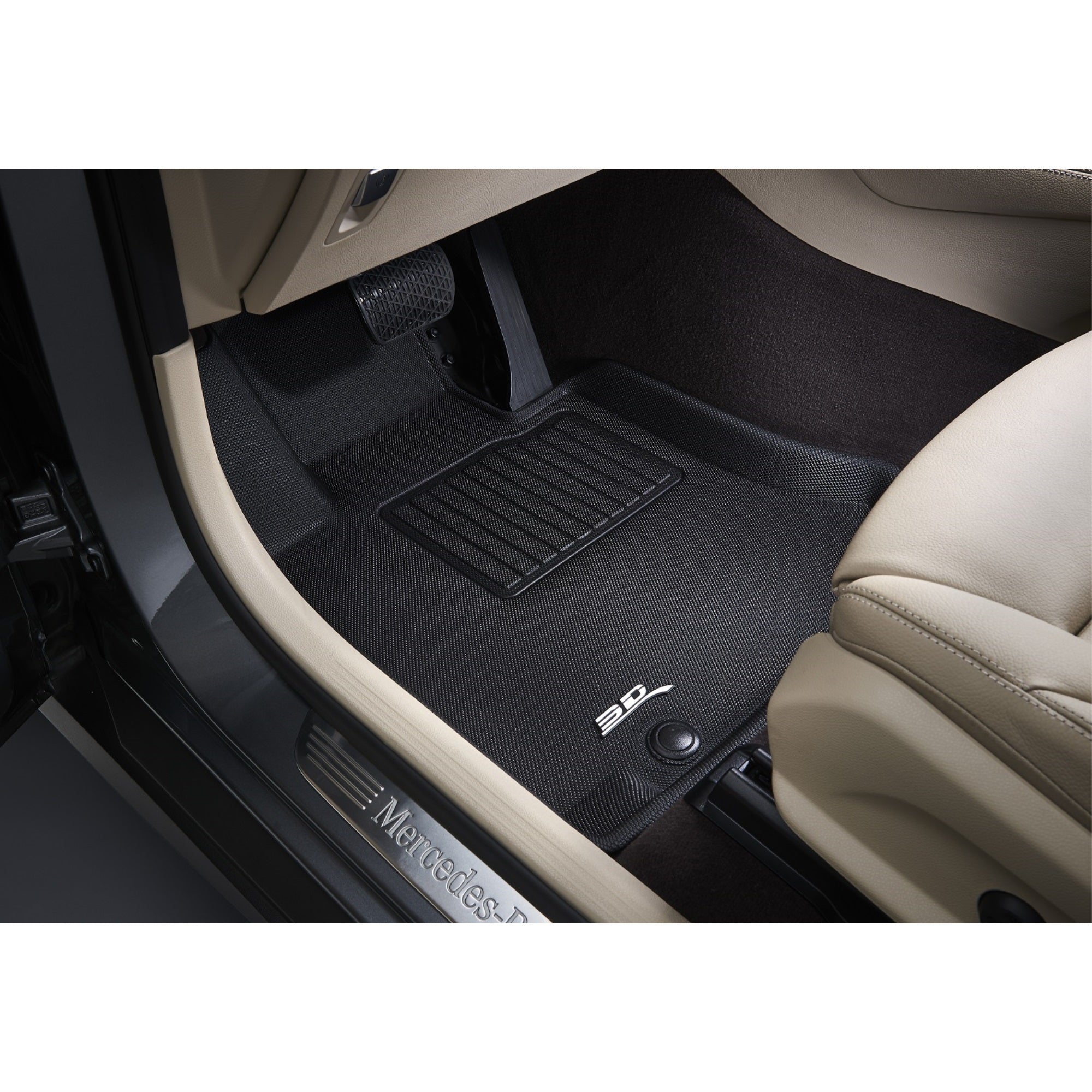 3D Maxpider Ford F-250 / 350 / 450 2011-2016 Regular Cab Kagu Black R1 (1 Pc, Not Fit 4X4 M/T Floor Shifter)