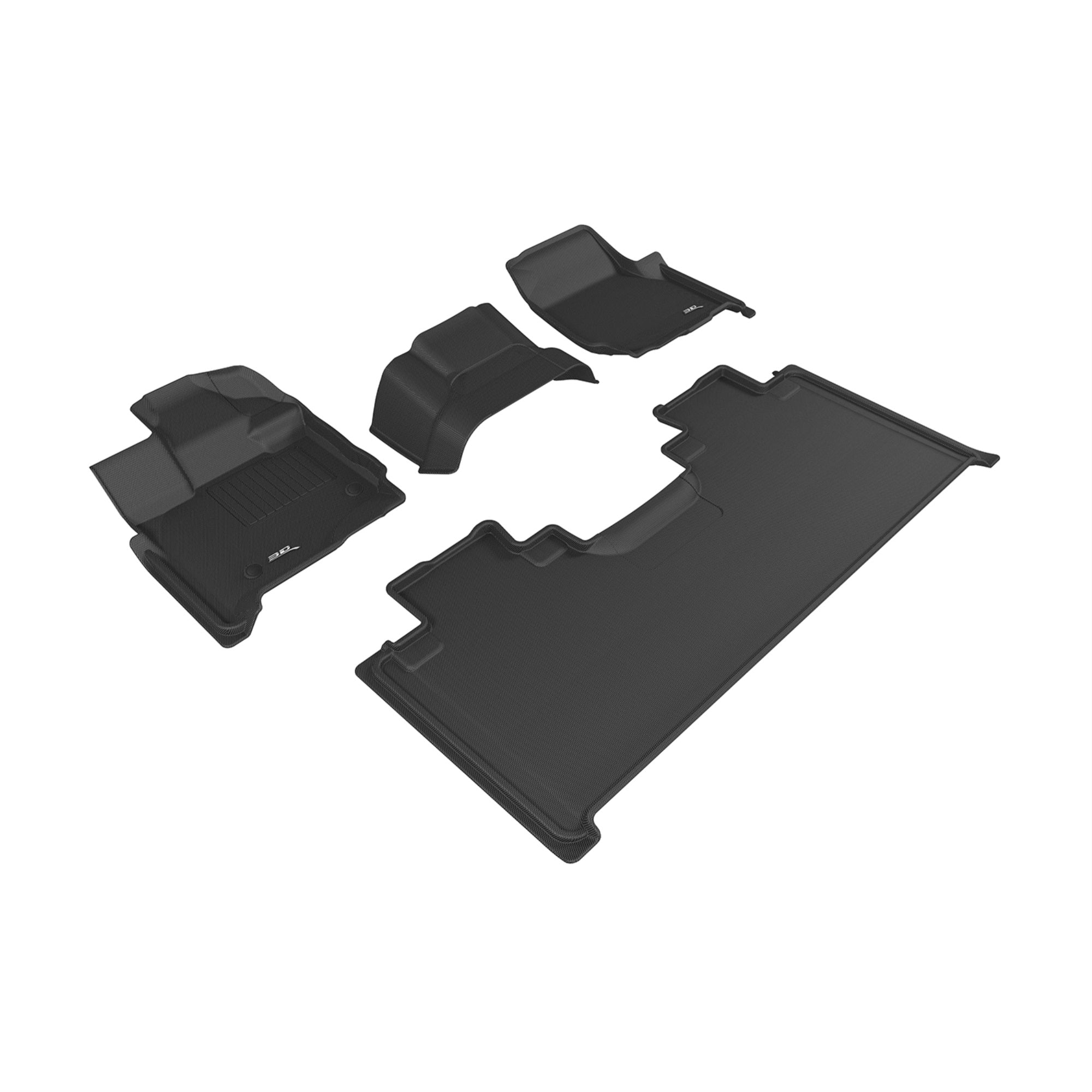 3D MAXpider FORD F150 20152022 SUPERCAB KAGU BLACK R1 R2 (2 EYELETS, NOT FIT 4X4 M/T FLOOR SHIFTER)