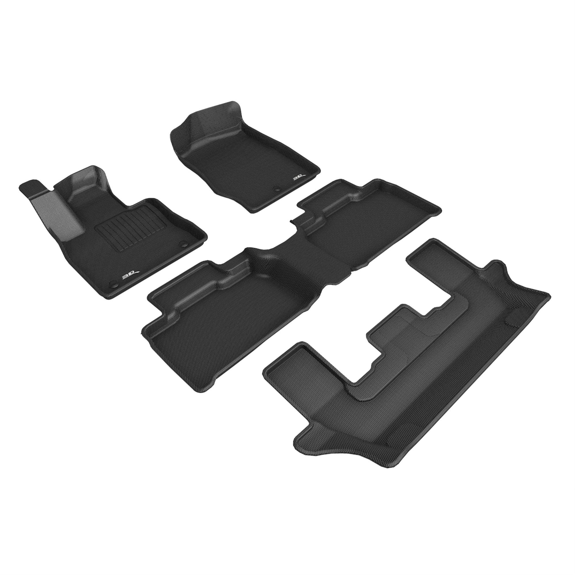 3D MAXpider FORD EXPLORER WITH BENCH 2ND ROW 20202022 KAGU BLACK R1 R2 R3