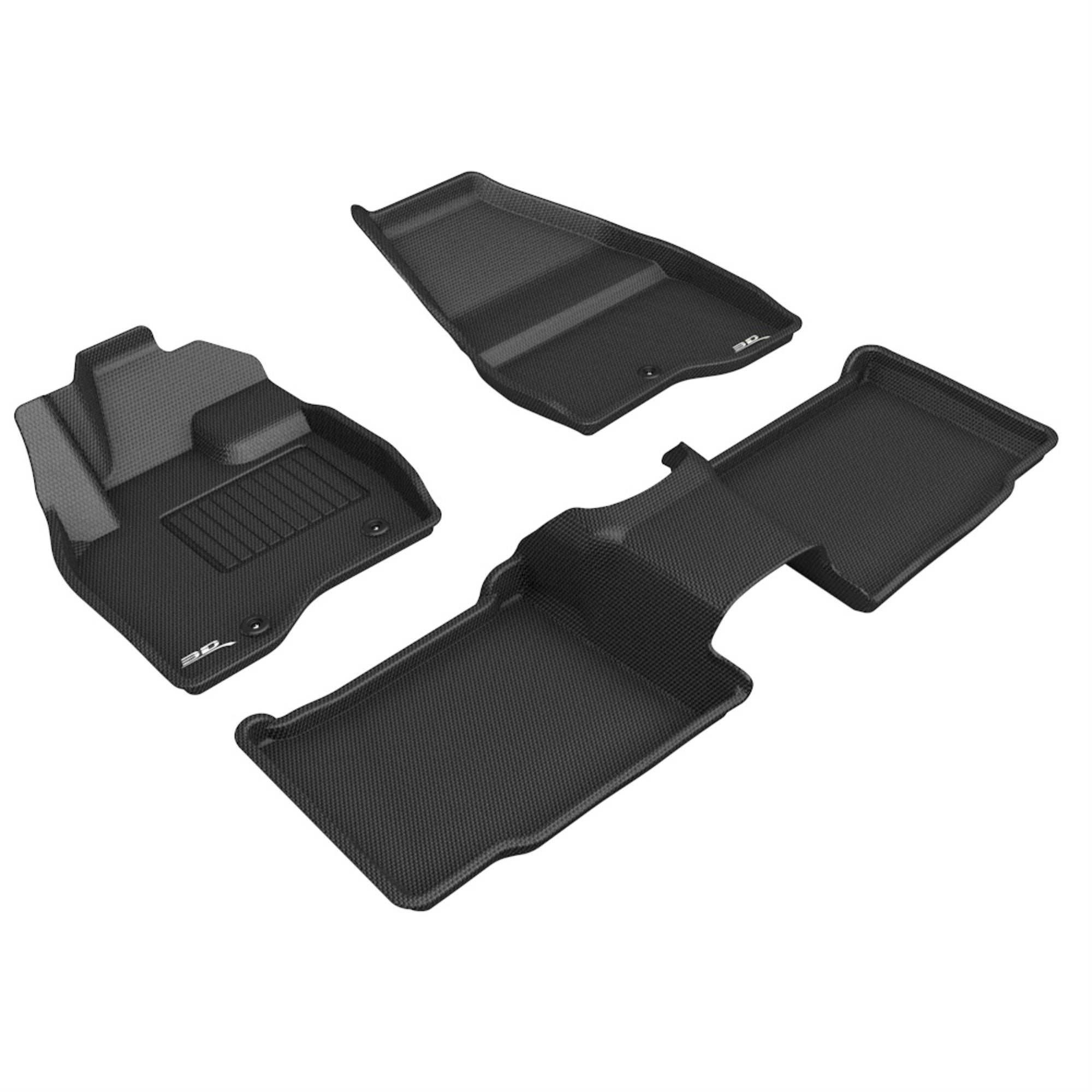 3D MAXpider FORD EXPLORER WITH 2ND ROW CENTER CONSOLE 20172019 KAGU BLACK R1 R2 (SINGLE POST ON FRONT PASSENGERS FLOOR)