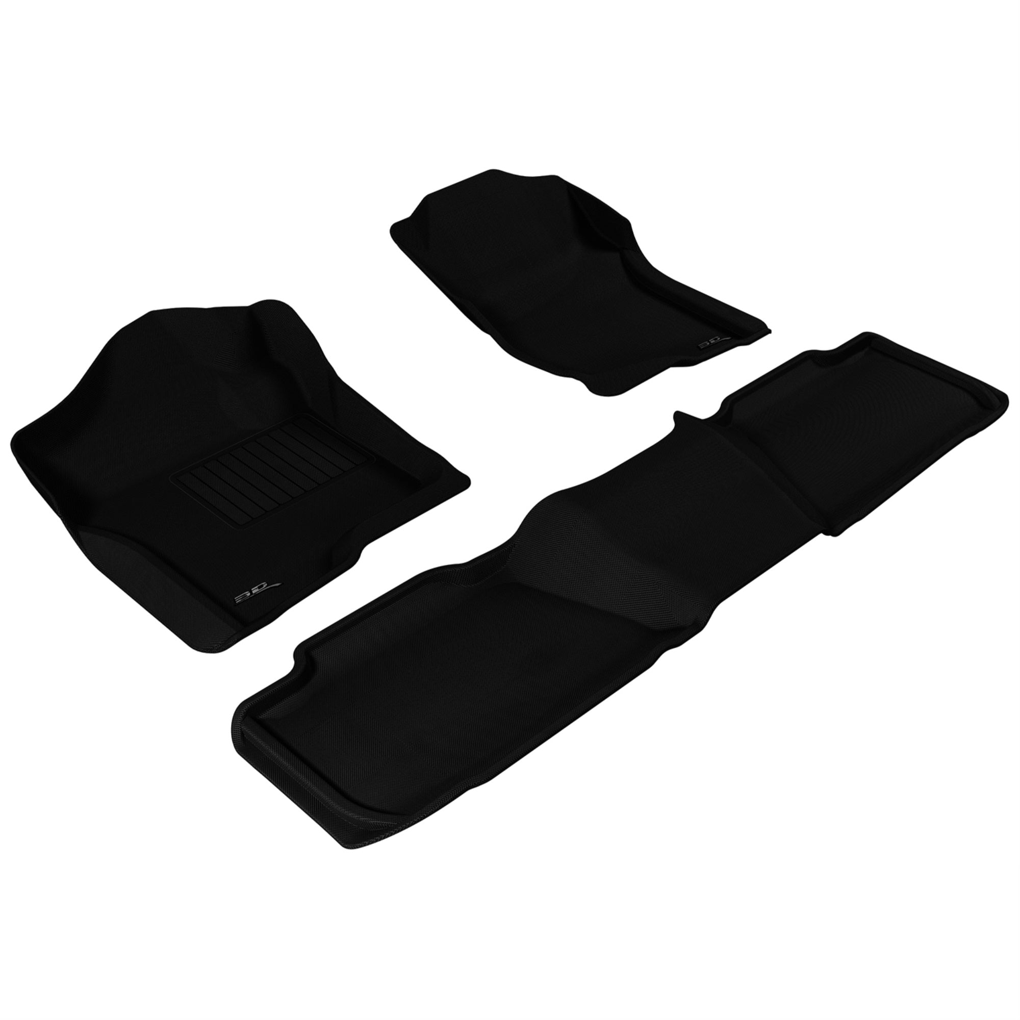 3D Maxpider Gmc Yukon With Bench 2Nd Row 2007-2014 Kagu Black R1 R2