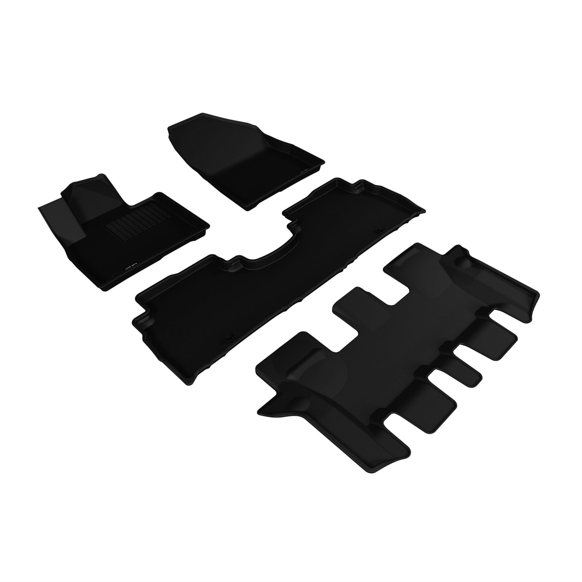 3D MAXpider KIA SORENTO 7SEAT 20162020 KAGU BLACK R1 R2 R3