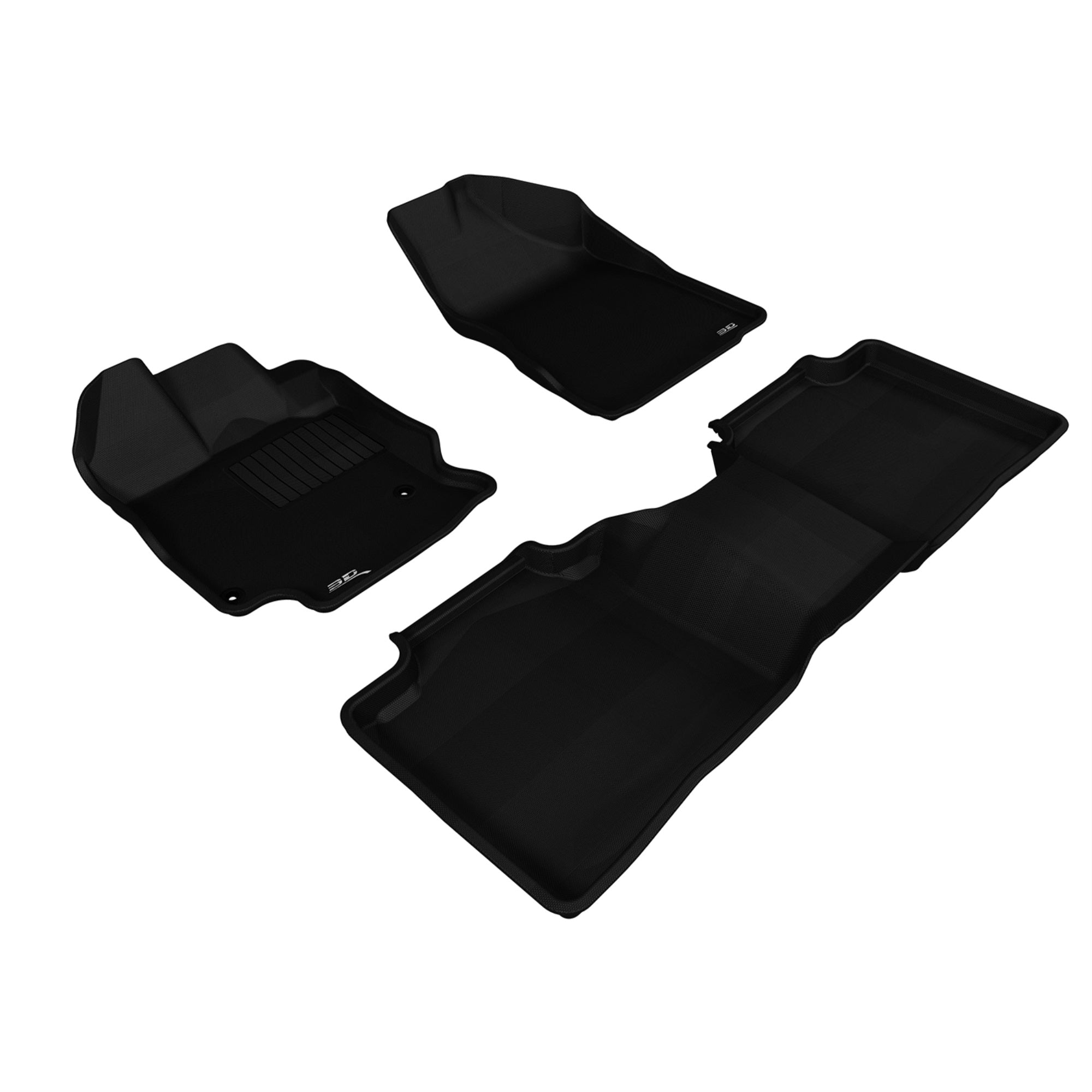 3D MAXpider TOYOTA VENZA 2012 KAGU BLACK R1 R2 (HOOK)