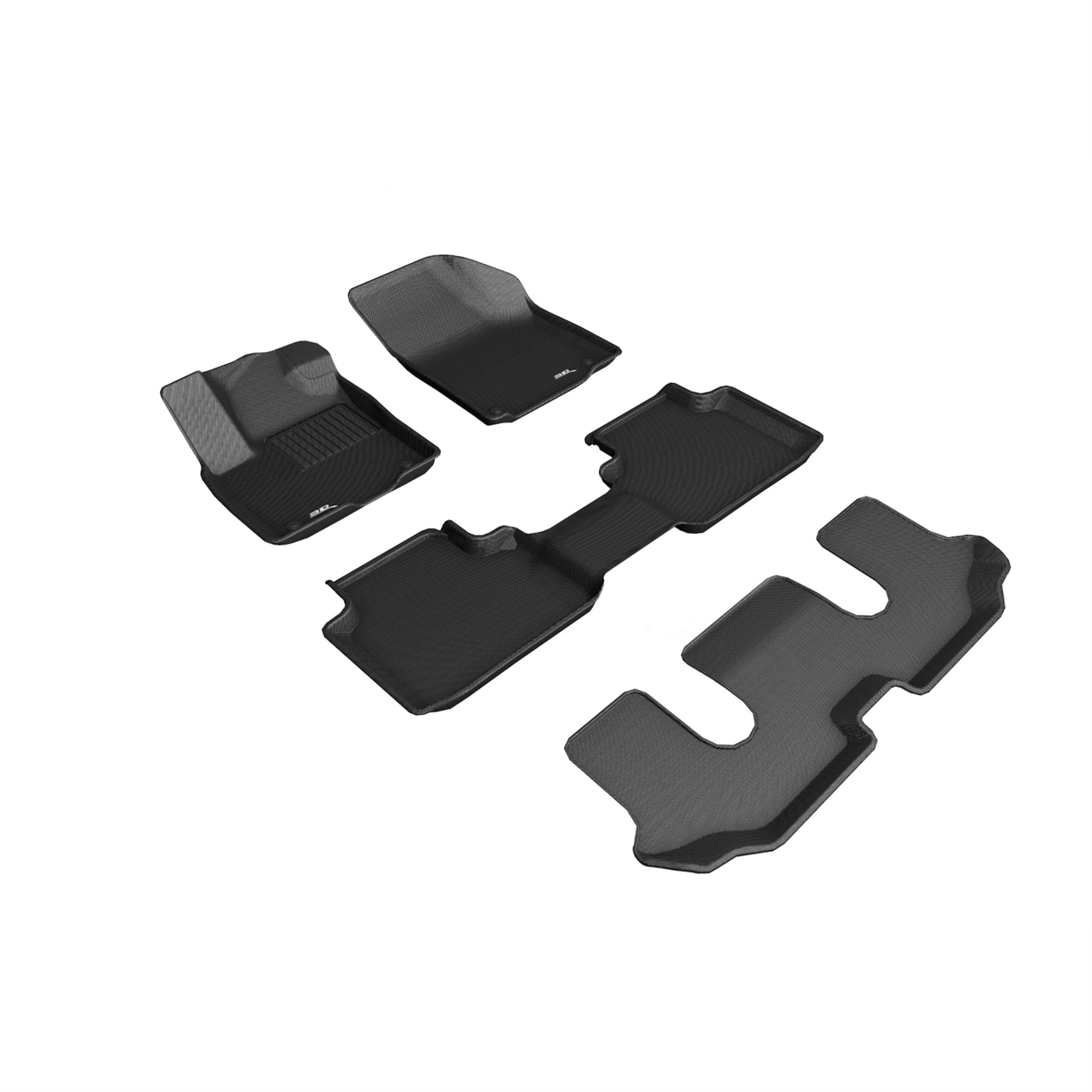3D MAXpider VOLKSWAGEN ATLAS 6SEAT 20182022 KAGU BLACK R1 R2 R3