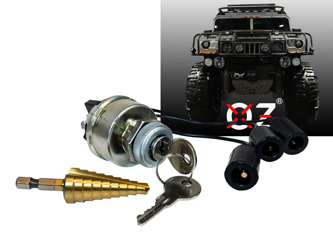 Ignition Starter Switch Military Plug 4Position ACC/OFF/ON/START for Humvee M998 HMMWV 24V