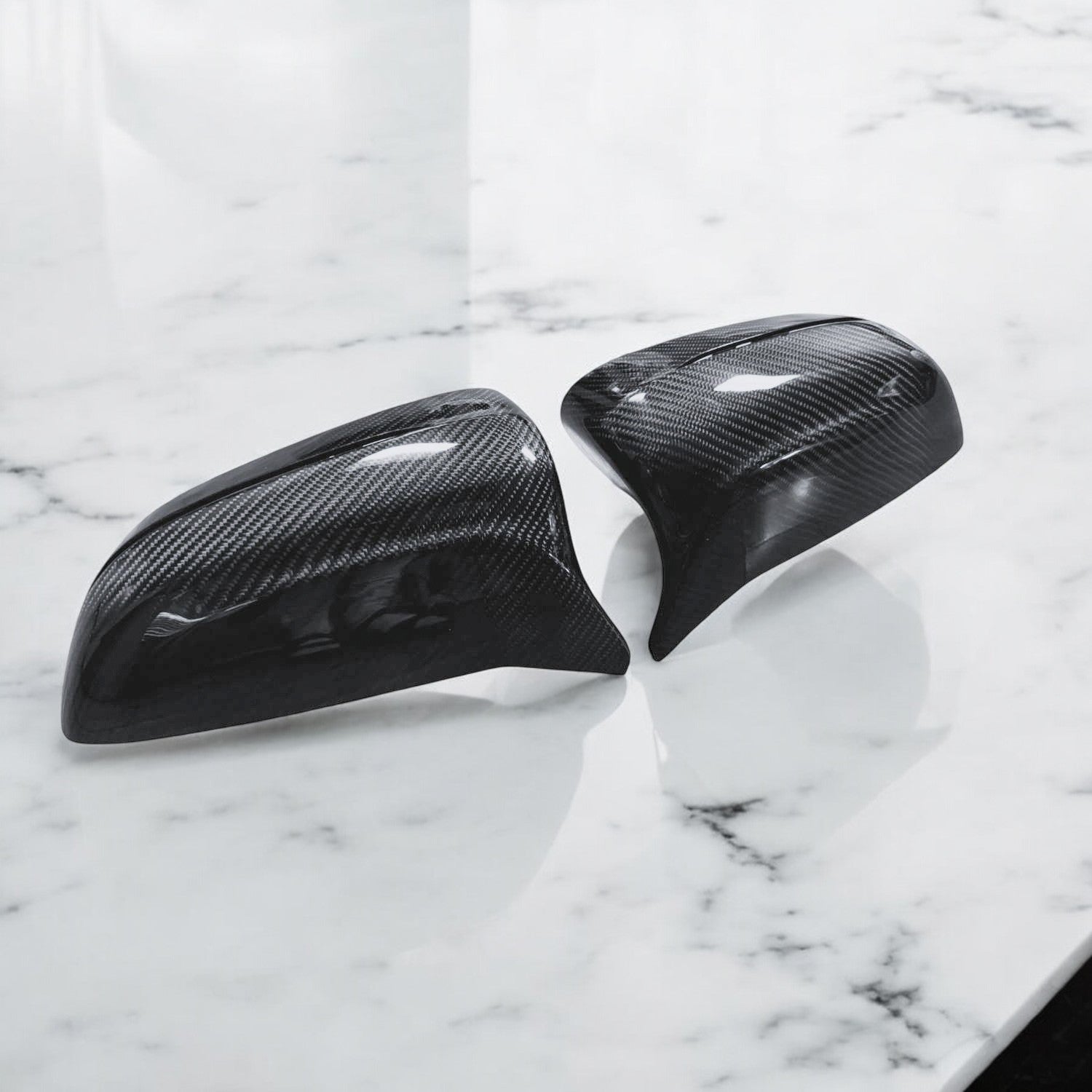M Style Carbon Fiber Mirror Caps - BMW G20/ G22/ G30/ G14/ G15 | Palenon Performance
