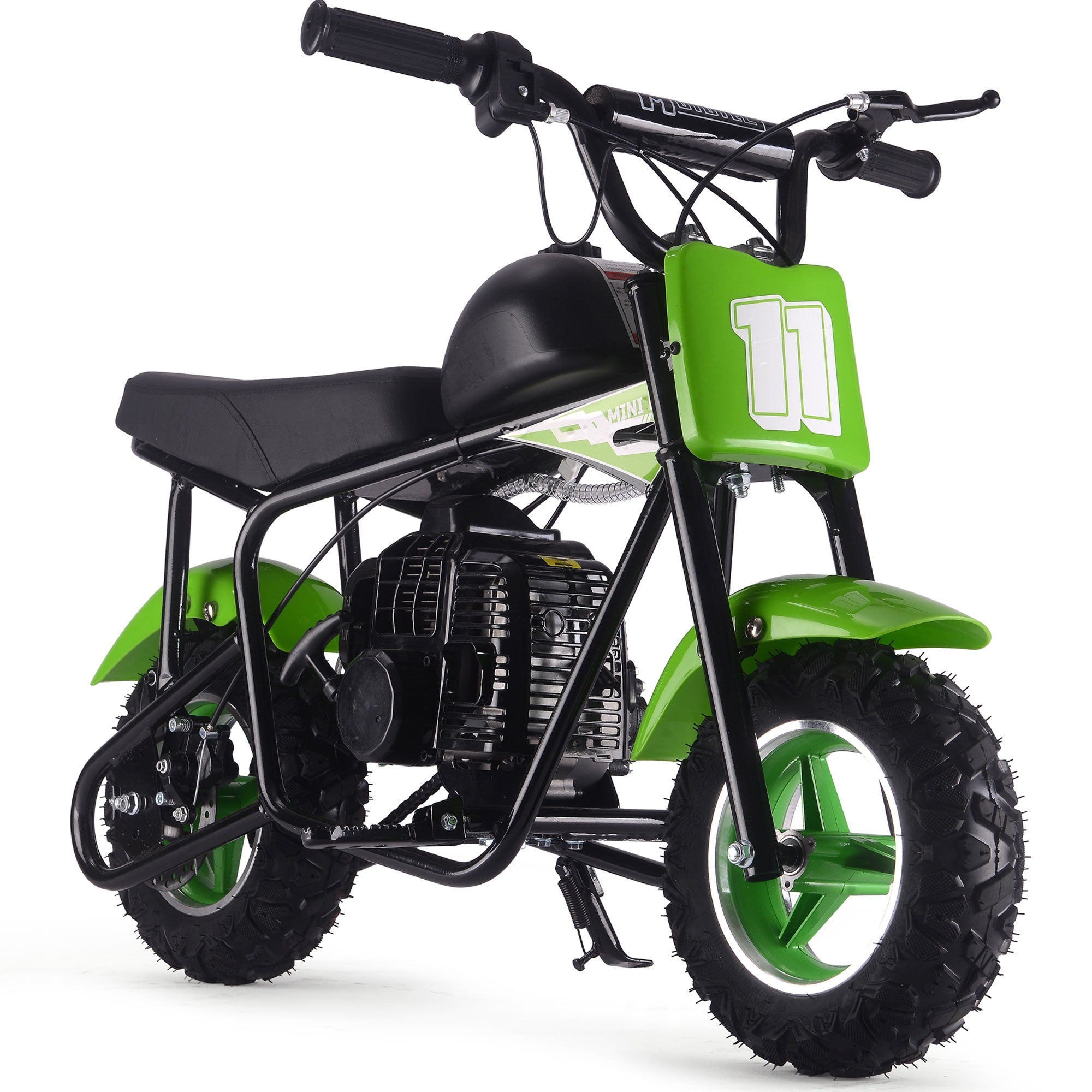 MotoTec Urchin 49cc 2Stroke Kids Gas Mini Bike Green