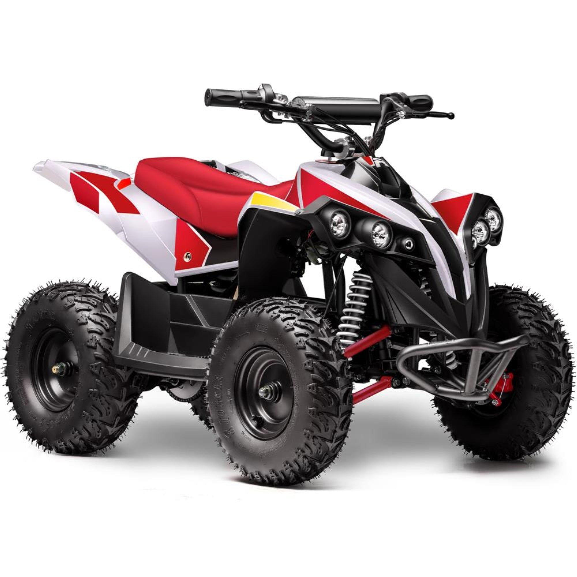 MotoTec EBully 36v 1000w ATV White
