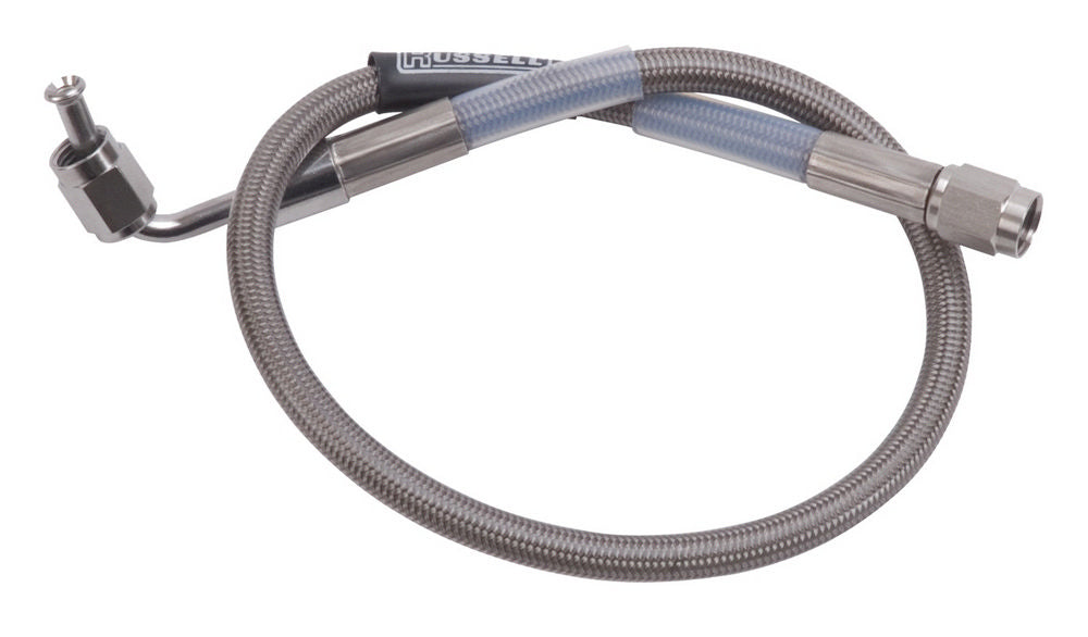 Russell 655042 18 in. - 3 AN 90 deg to - 3 AN Straight DOT Endura Brake Hose