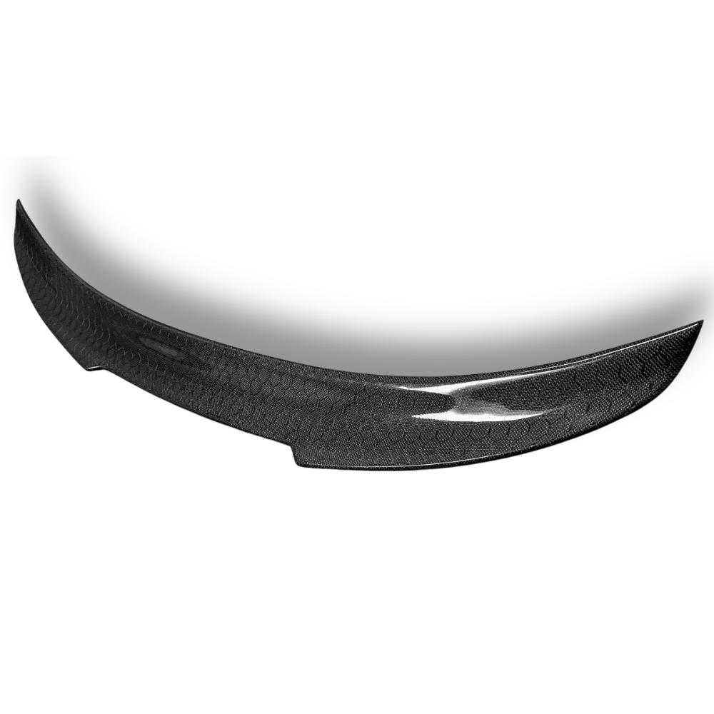 BMW E87 & E82 PSM Trunk Spoiler - HoneyComb Carbon