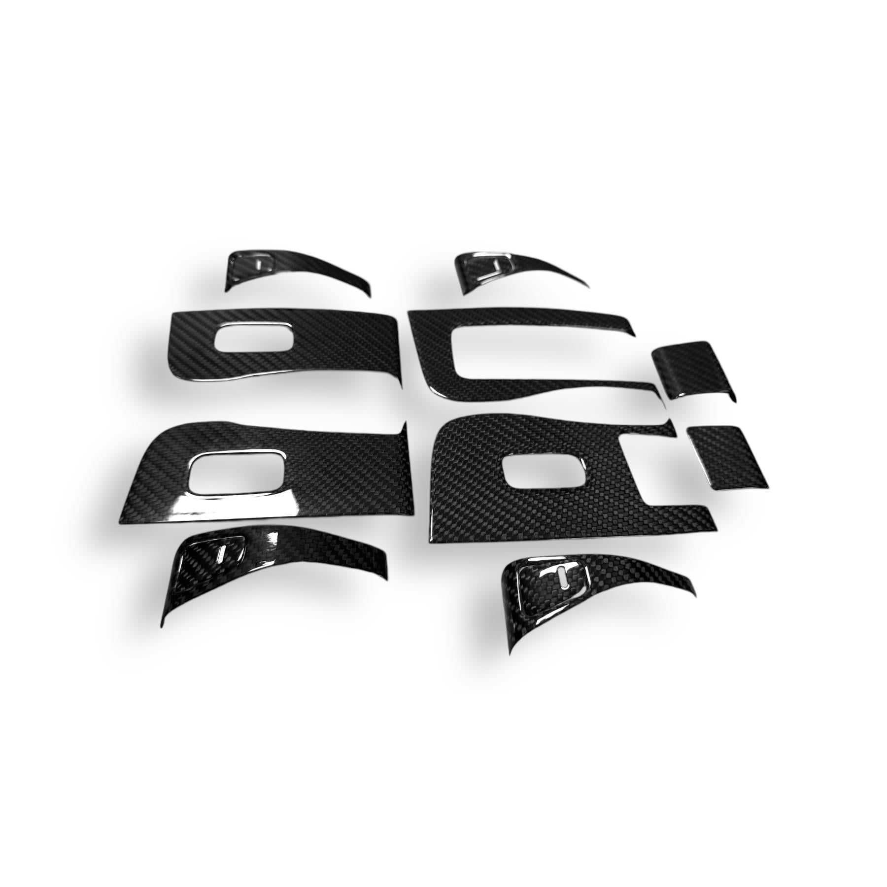 2017-2020 Model 3 Carbon Fiber Window & Door Switch Kit | Palenon Performance