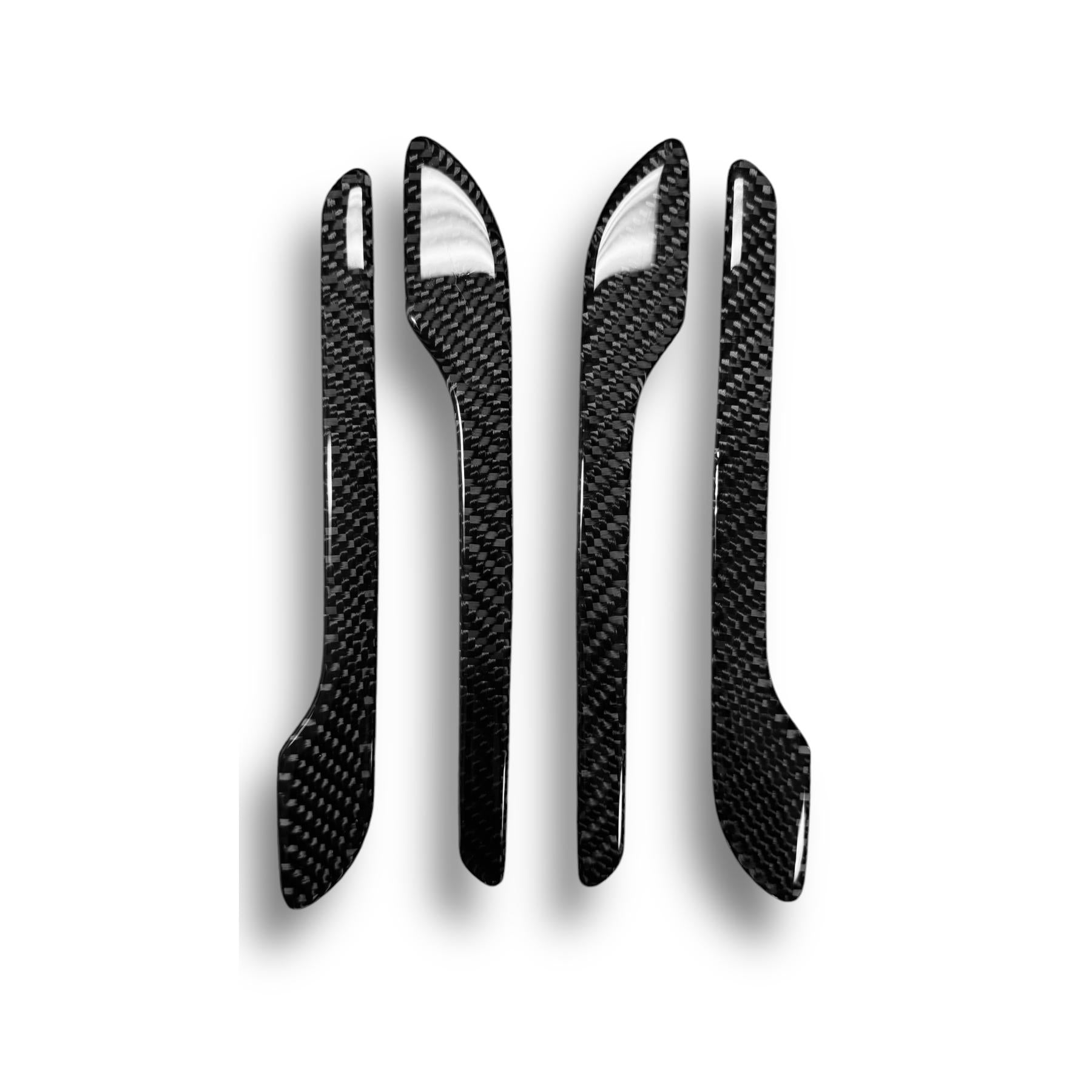 Tesla Model 3/Y Model X/S Carbon Fiber Door Handle Sticker | Palenon Performance