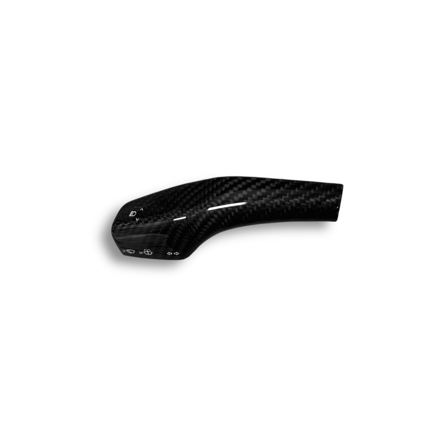 Tesla Model 3 & Y Carbon Fiber Steering Shift Stalk Covers | Palenon Performance