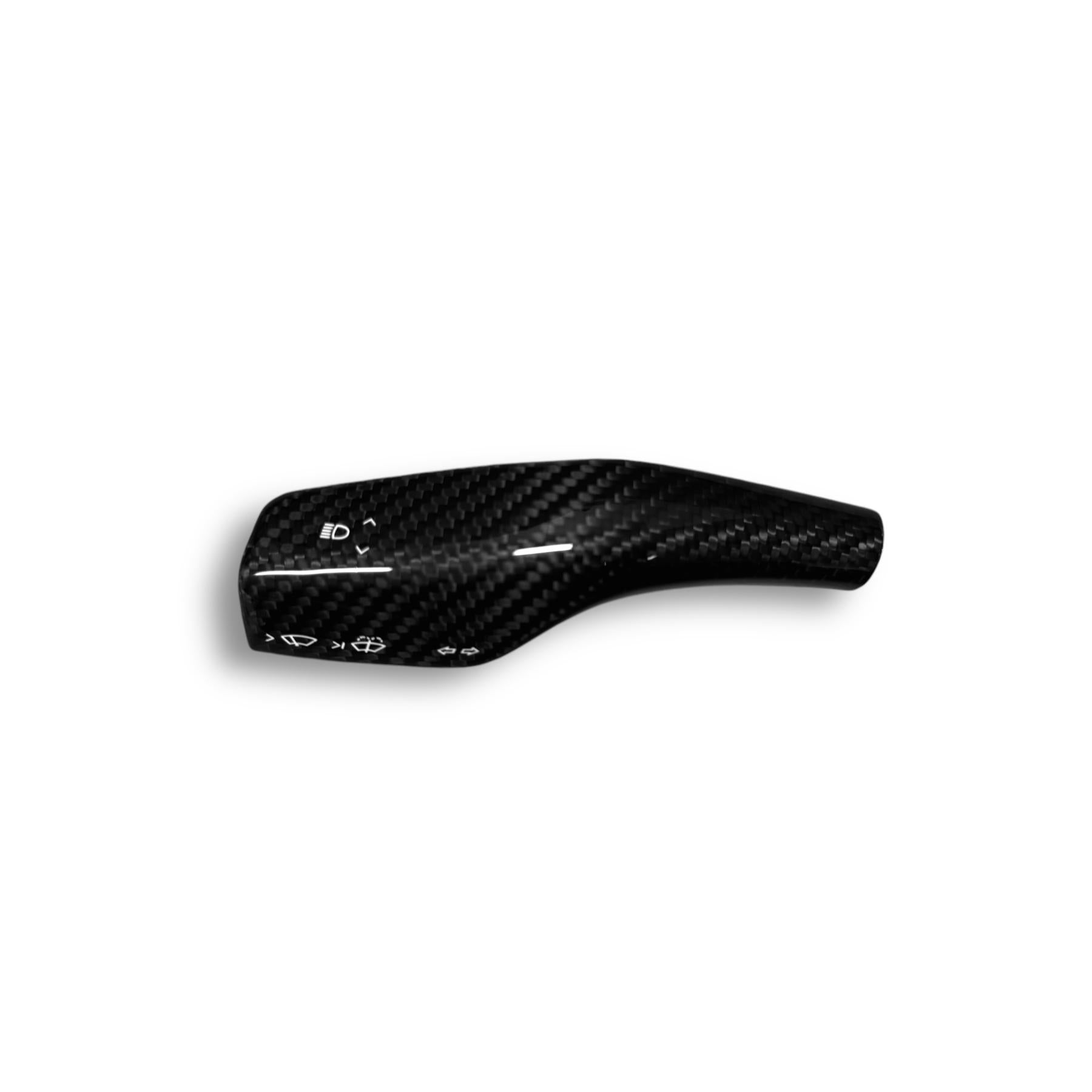 Tesla Model 3 & Y Carbon Fiber Steering Shift Stalk Covers | Palenon Performance