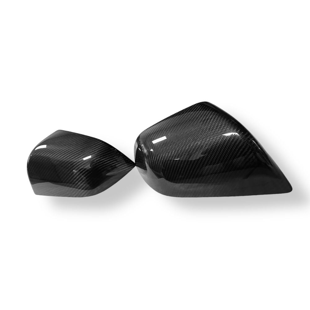 Tesla Model S & 3 & Y Carbon Fiber Mirror Caps | Palenon Performance