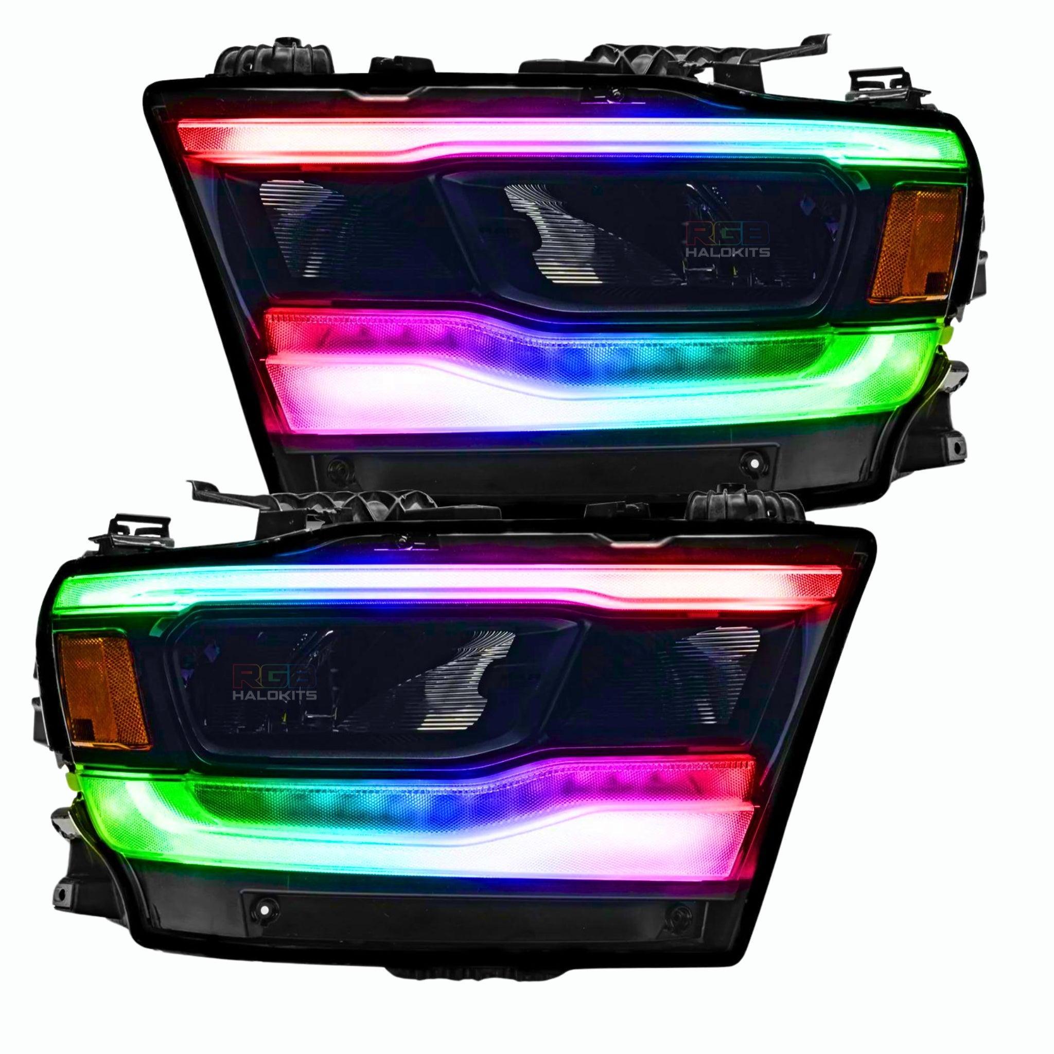 Ram 1500 (Mid-Level Trim) Multicolor DRL Boards (2019–2024)