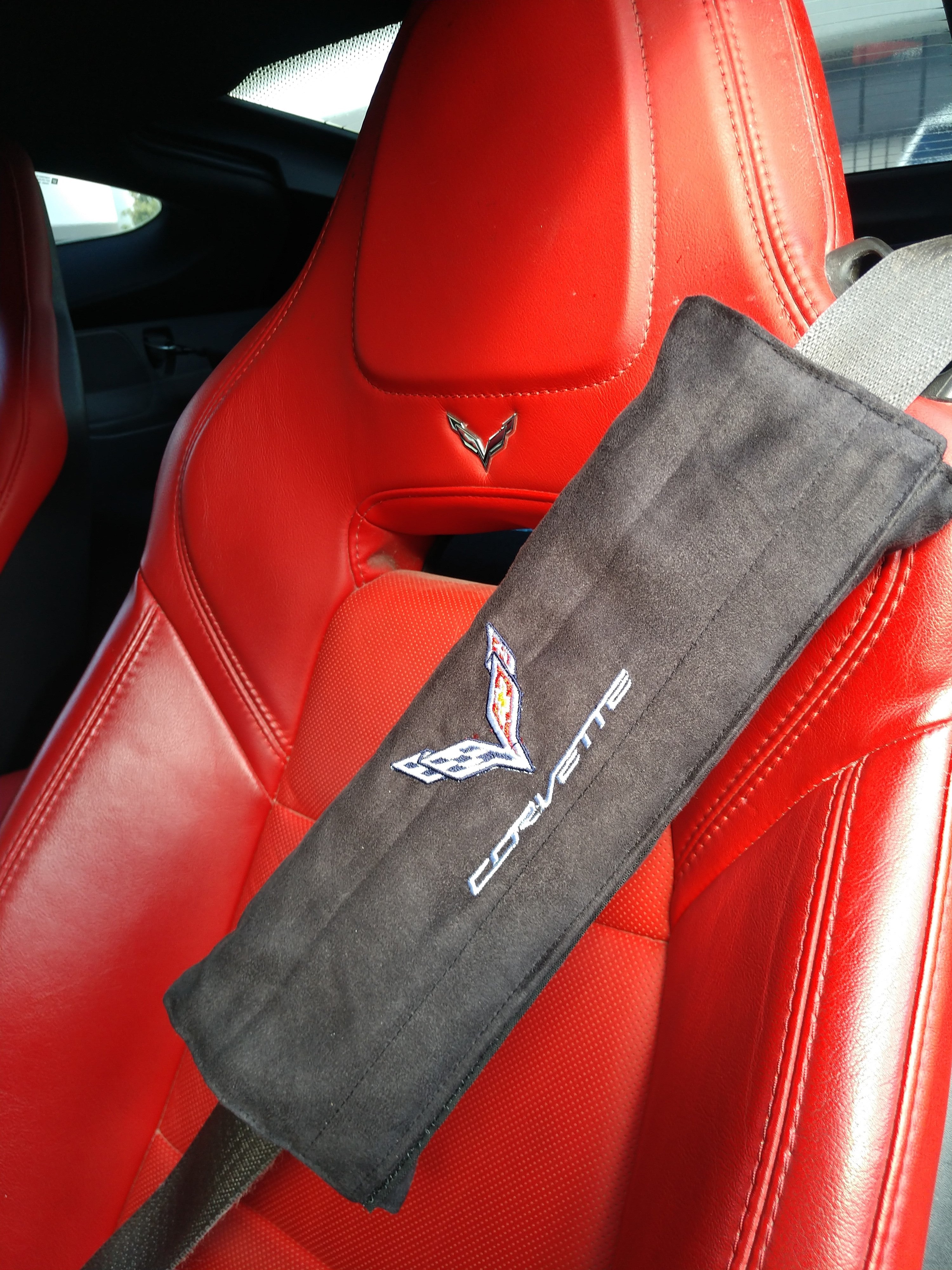 Corvette C7 Seat Belt Armour seat belt cushion