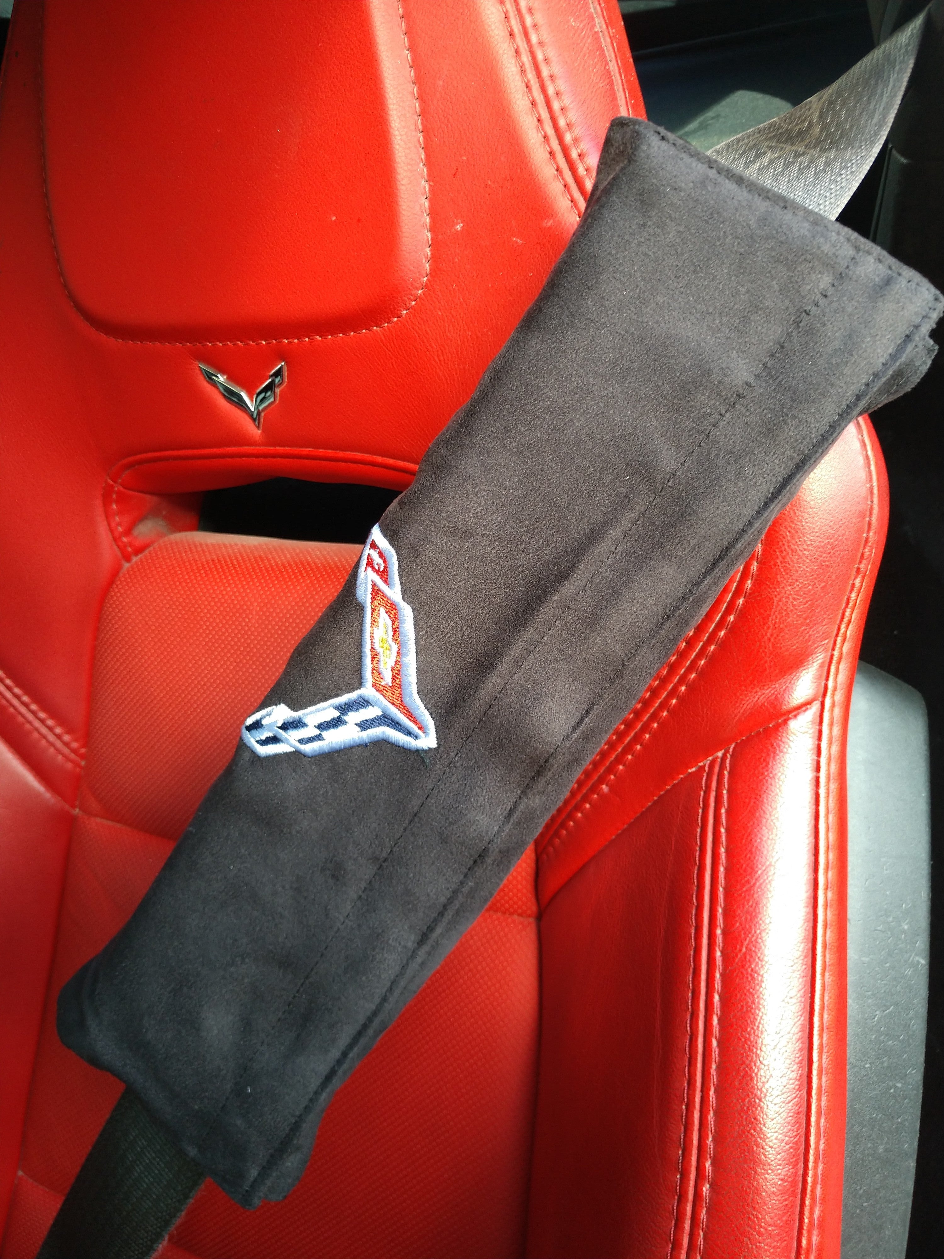 Corvette C8 Seat Belt Armour seat belt cushion