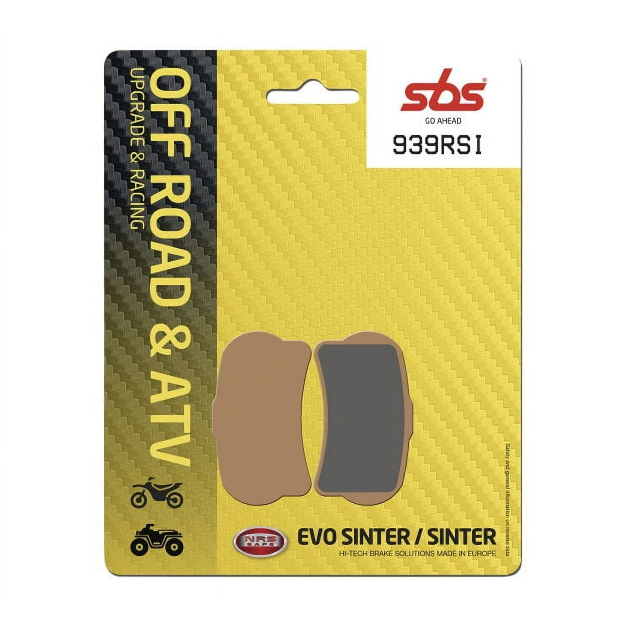 SBS 939RSI Sintered-MX/ATV Racing Brake Pads