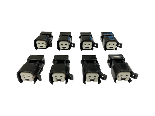 SPDZ1 EV1 to EV6 Fuel Injector Connector Adapter – Plug & Play Harness Conversion (8 Pack)