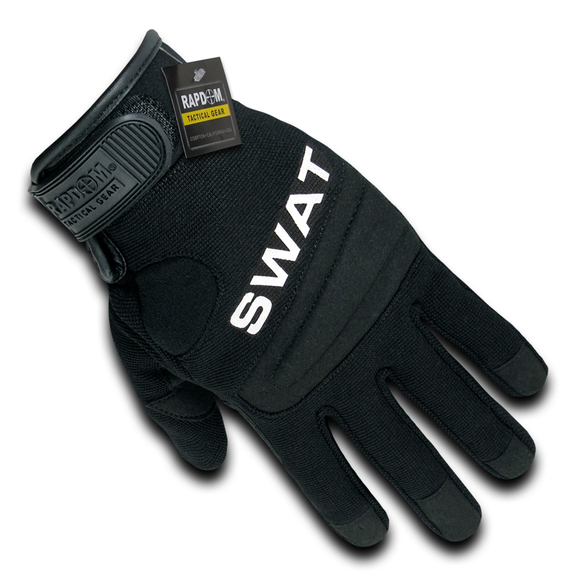 Digital Leather Glove, Swat, Black, 2X