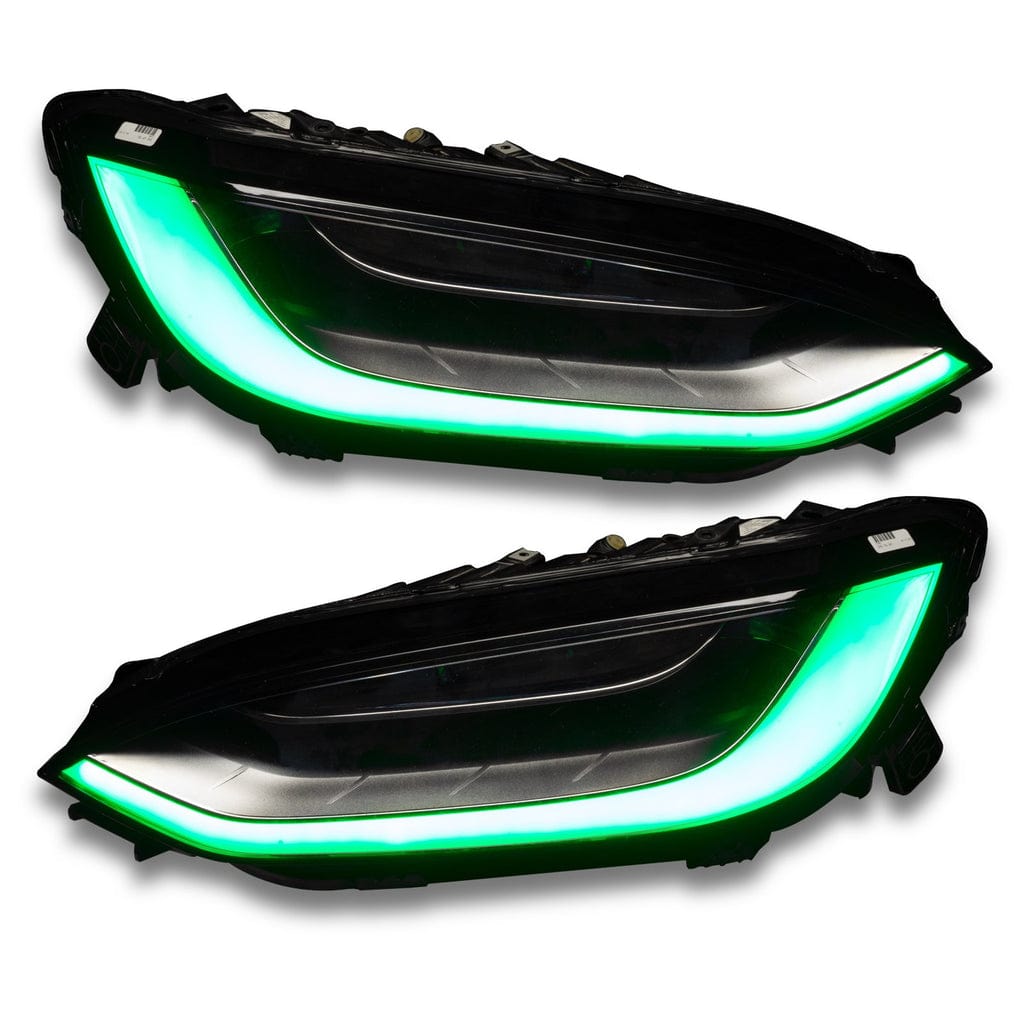 Tesla Model X Multicolor Flow DRL Boards (2016–2021)
