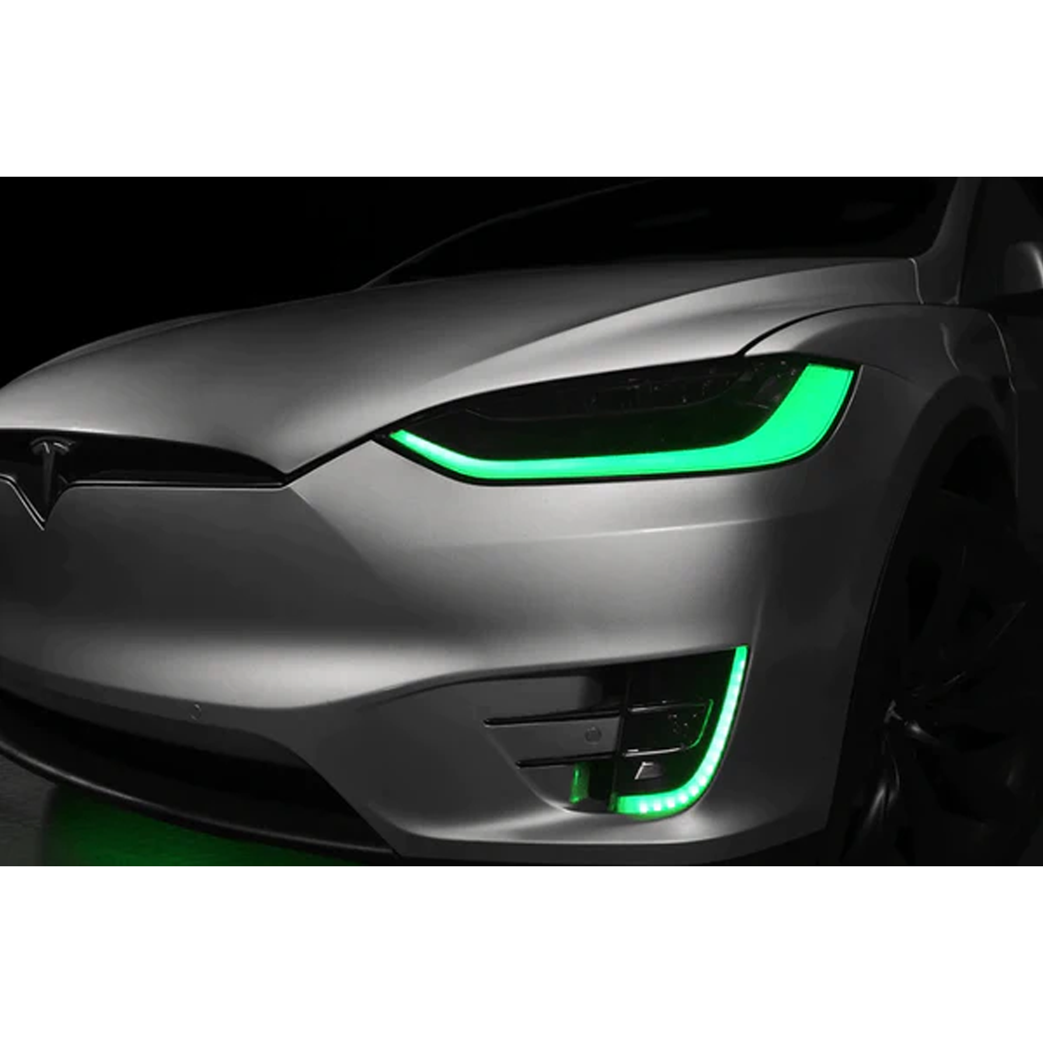 Tesla Model X Multicolor Flow DRL Boards (2016–2021)