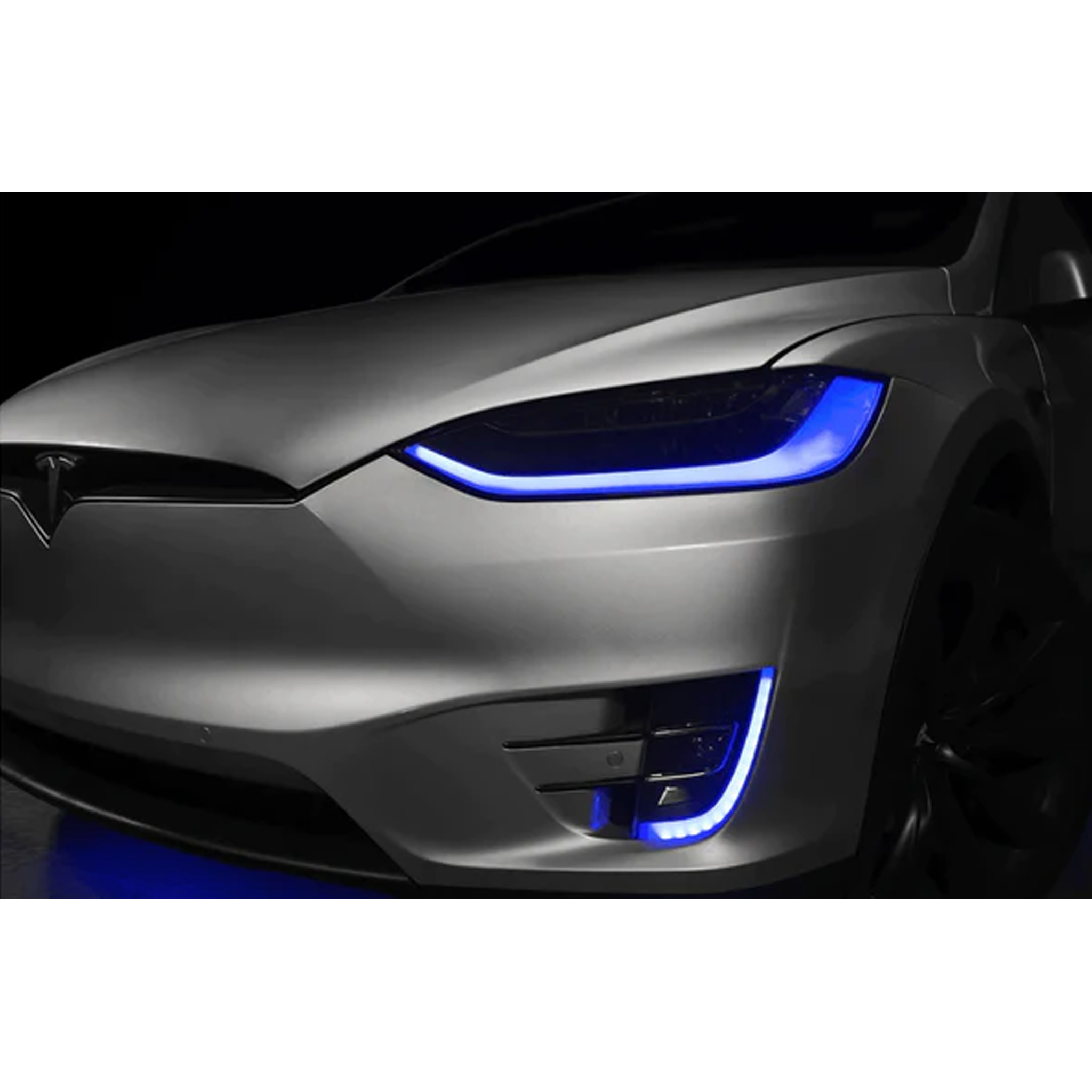 Tesla Model X Multicolor Flow DRL Boards (2016–2021)