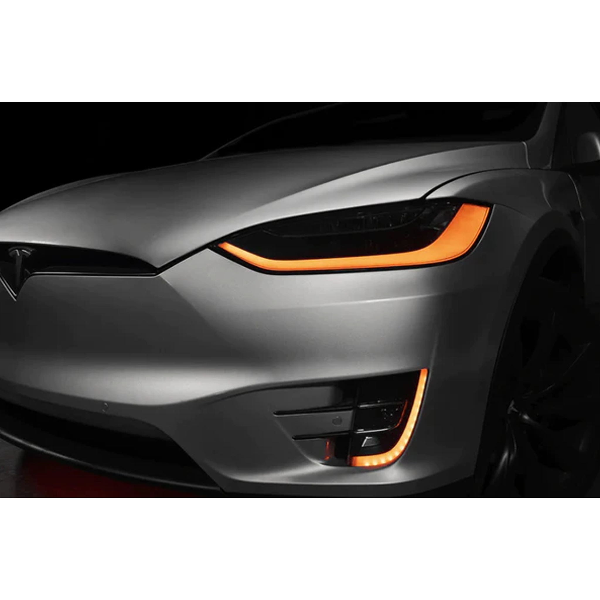 Tesla Model X Multicolor Flow DRL Boards (2016–2021)