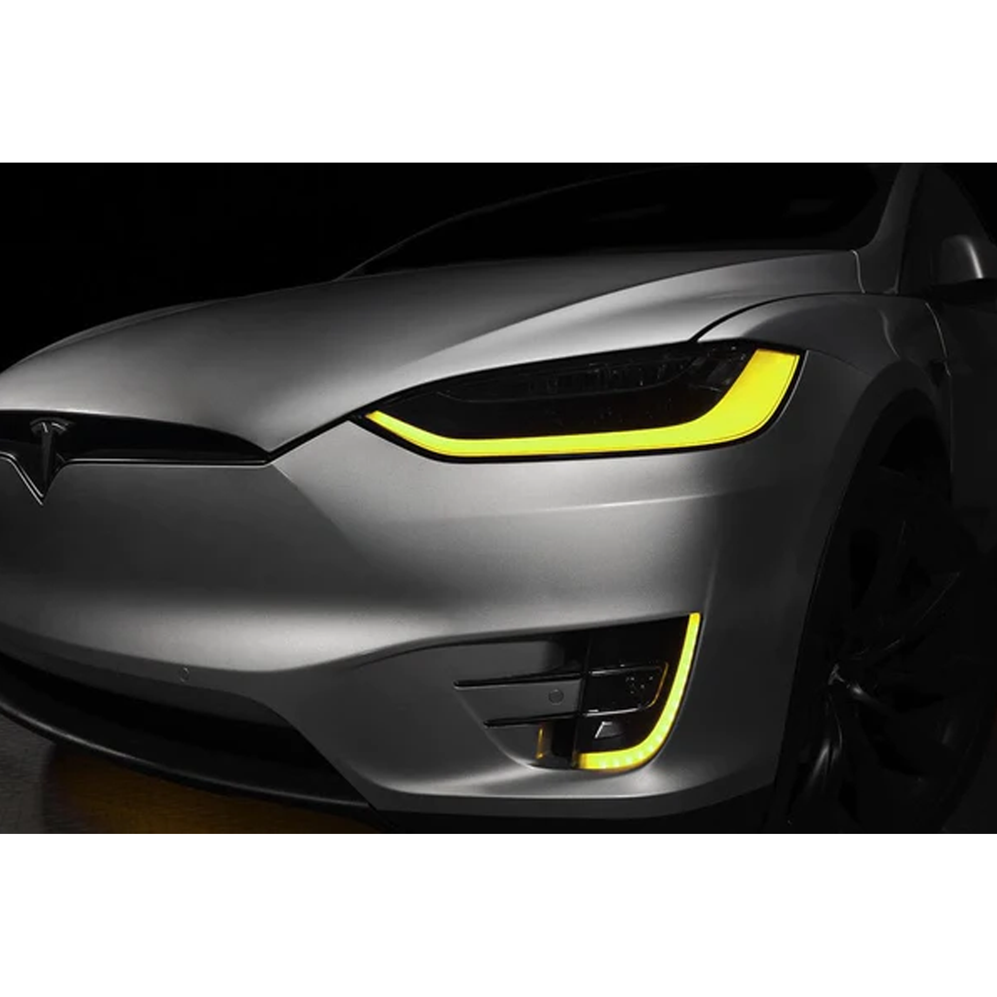 Tesla Model X Multicolor Flow DRL Boards (2016–2021)