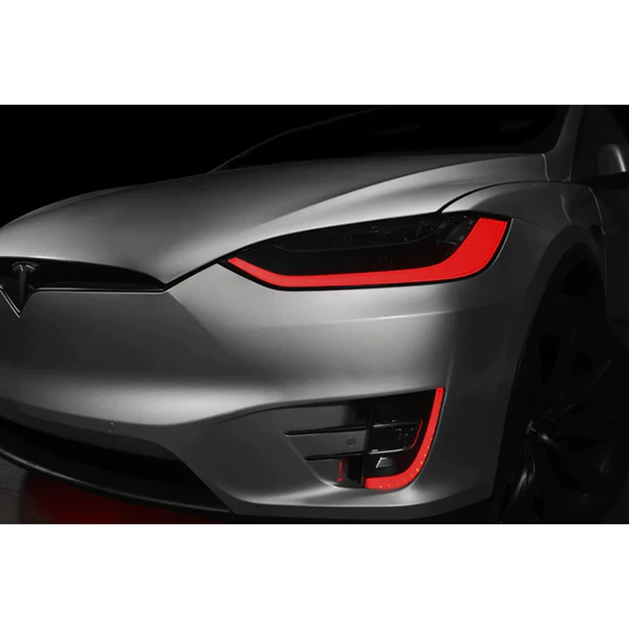 Tesla Model X Multicolor Flow DRL Boards (2016–2021)