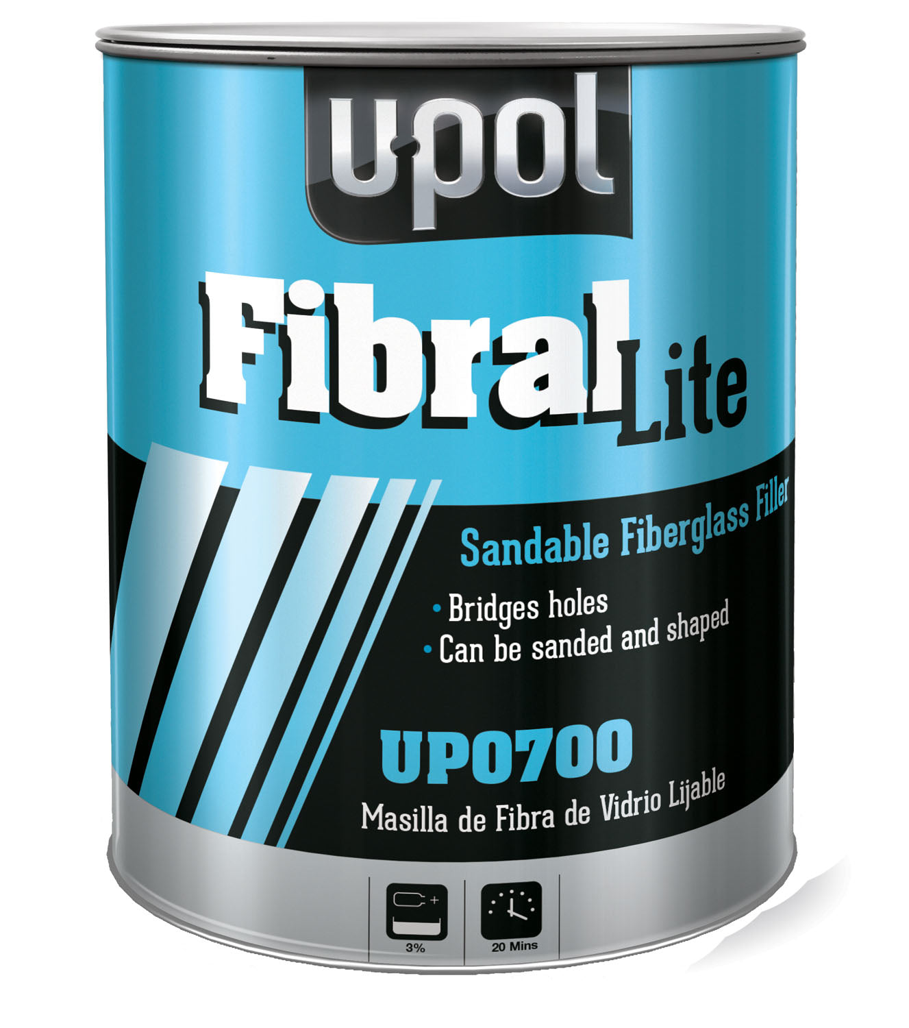UPOL Products Fibral Lite 3L Tin