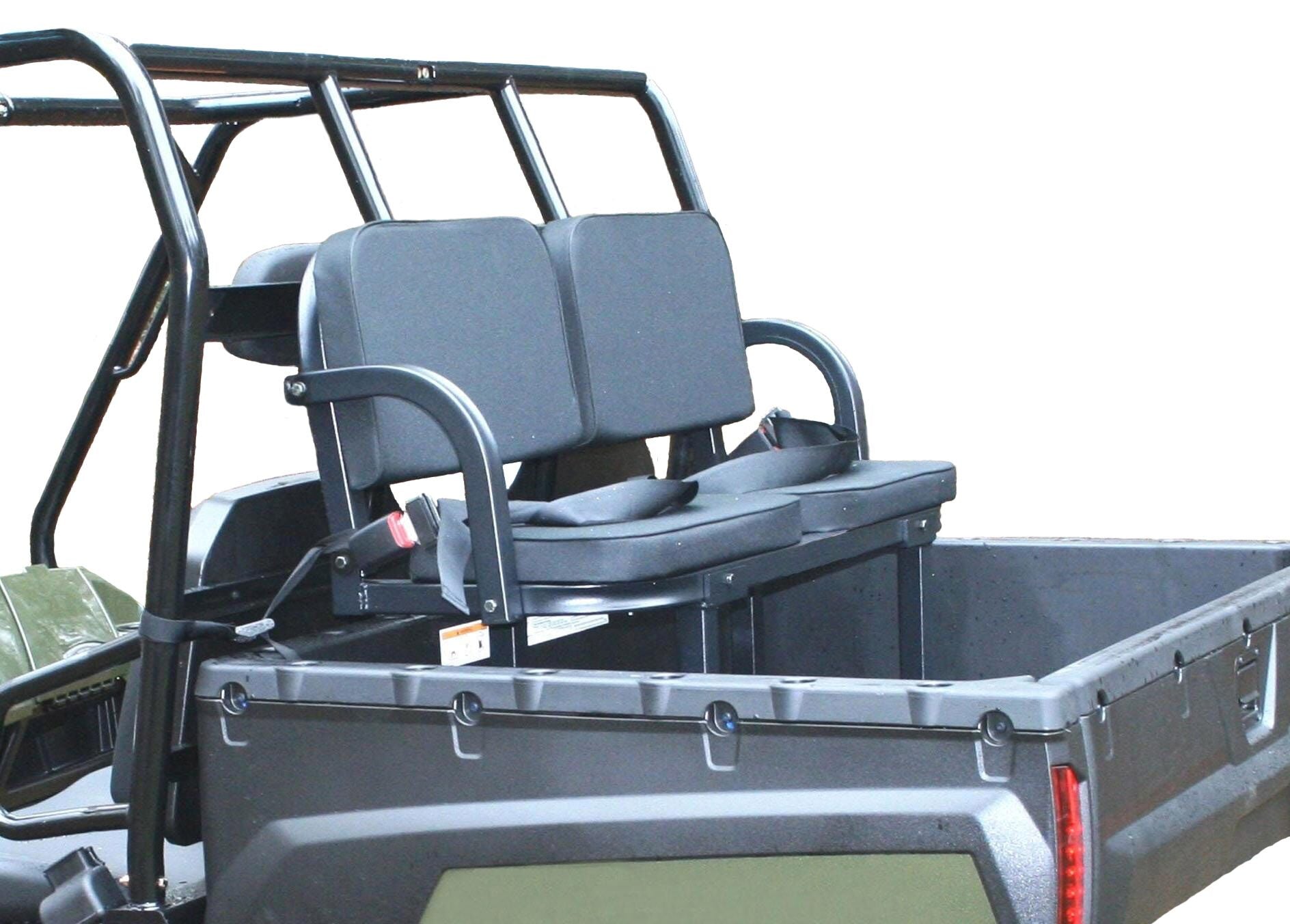 Deluxe Rumble Seat - Utility Vehicle Passenger Seat- 1 1/2'' Tubing - 350 Lb Weight Cap.