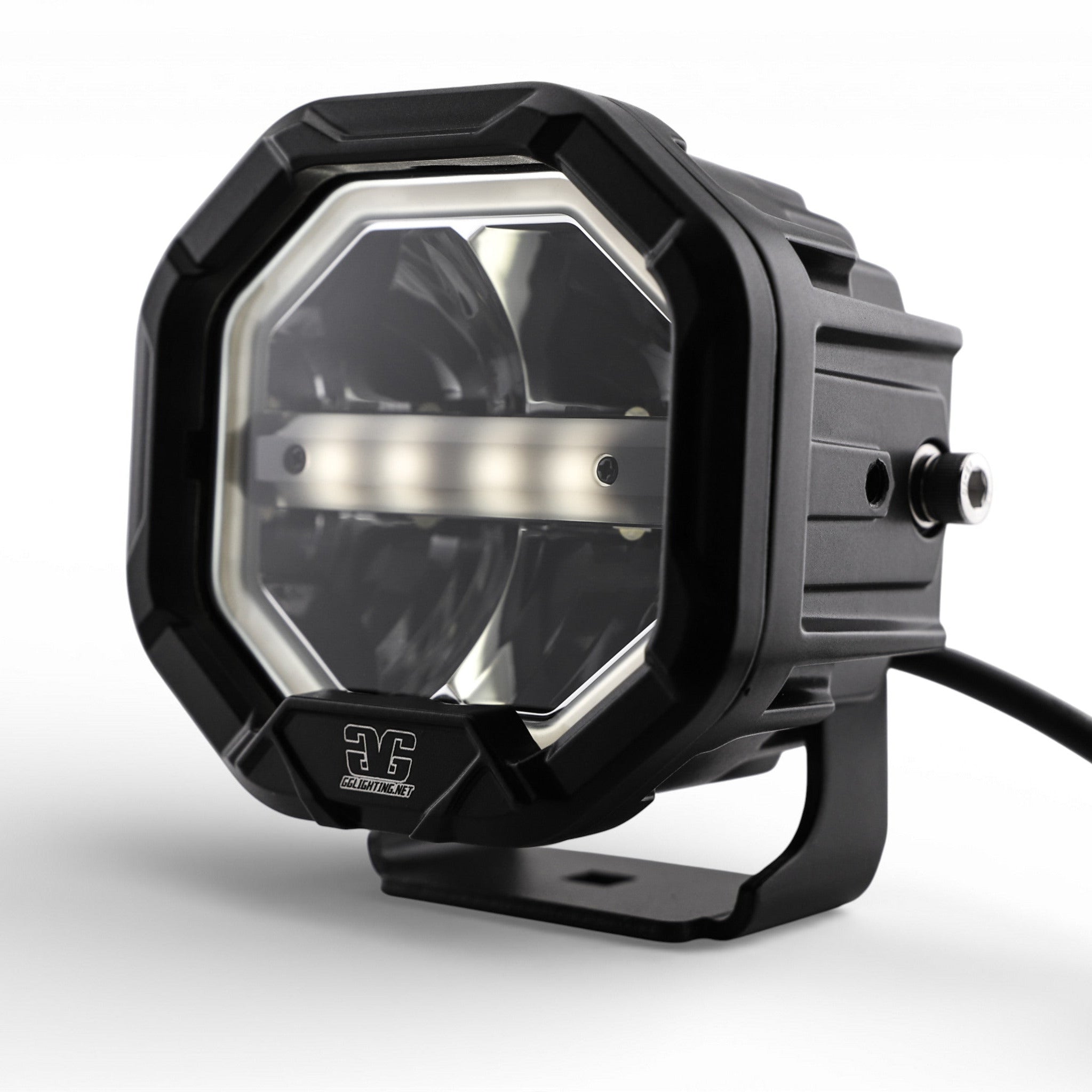 U-Con Interlocking Off Road LED Pod With Amber or White DRL Running Light