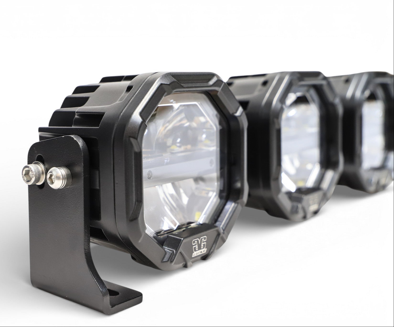 2 Light U-Con Interlocking Off Road LED Pod With Amber or White DRL Running Light