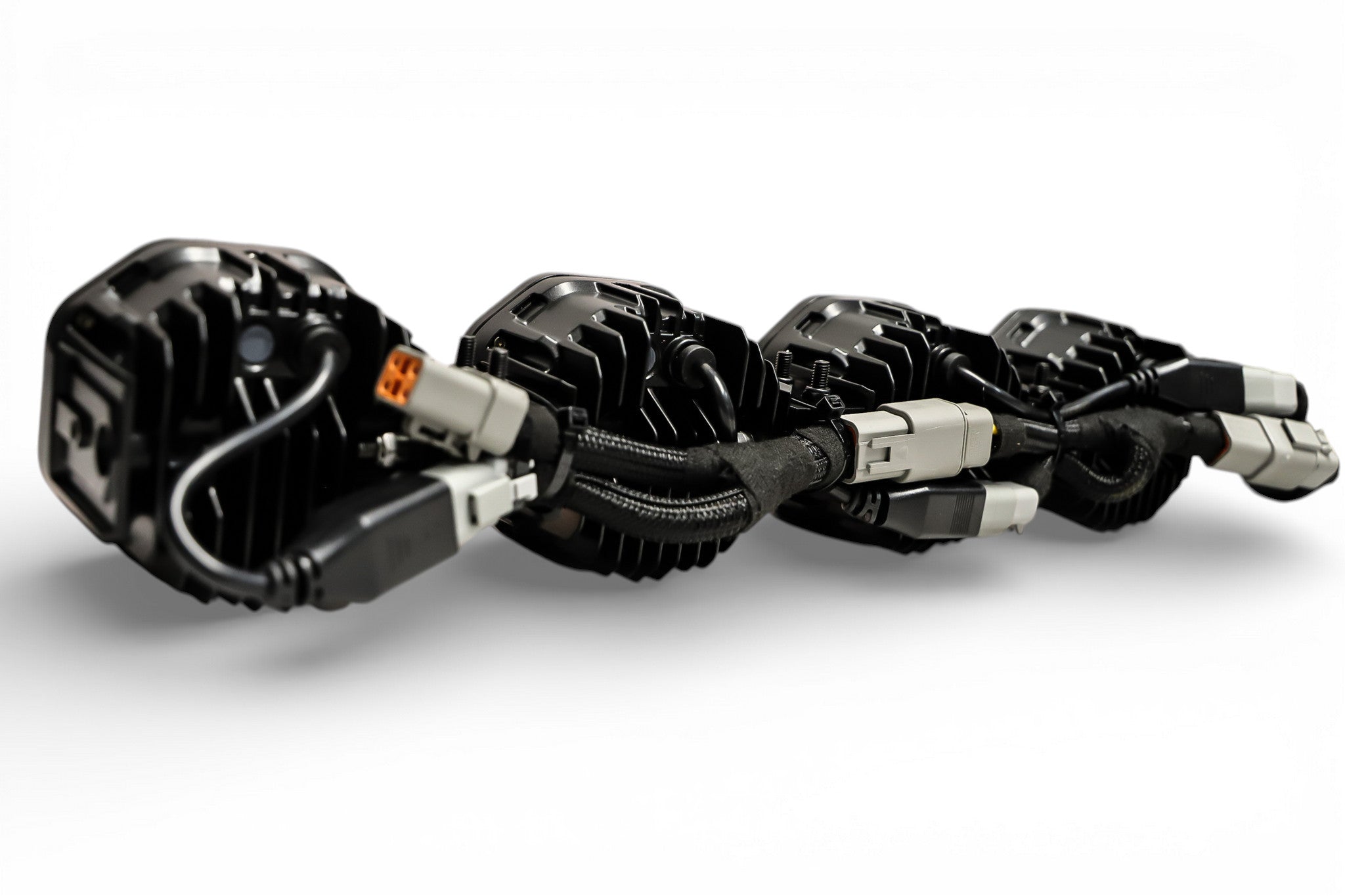 6 Light U-Con Interlocking Off Road LED Pod With Amber or White DRL Running Light