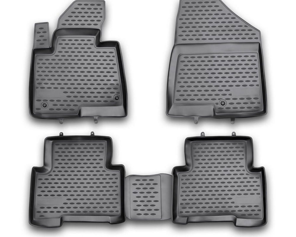 Westin 2013-2017 Hyundai Santa Fe Sport 5 passenger Profile Floor Liners 4pc - Black