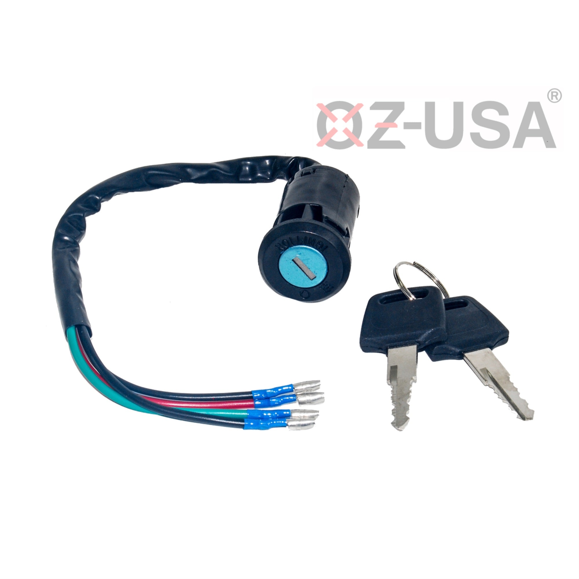 (W) Key Ignition Switch Motorcycle Dual Sport Dirt Bike ATV Universal Super Moto MX