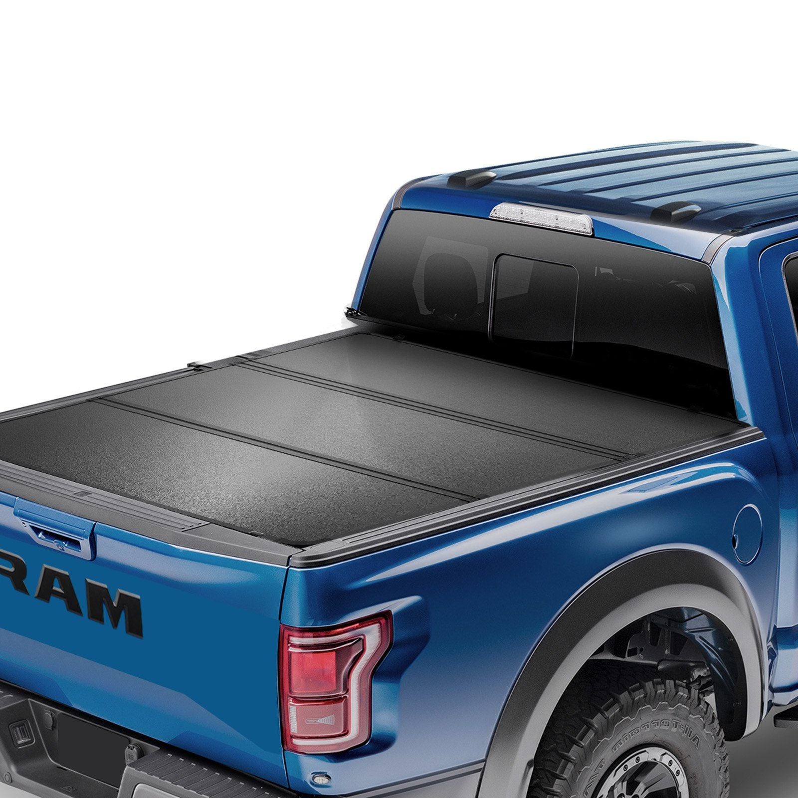 VEVOR Tri-Fold Truck Bed Tonneau Cover, Compatible with 1999-2024 Ford F-250 F-350 Super Duty, Styleside 6.75' (81'', 82'') Bed,