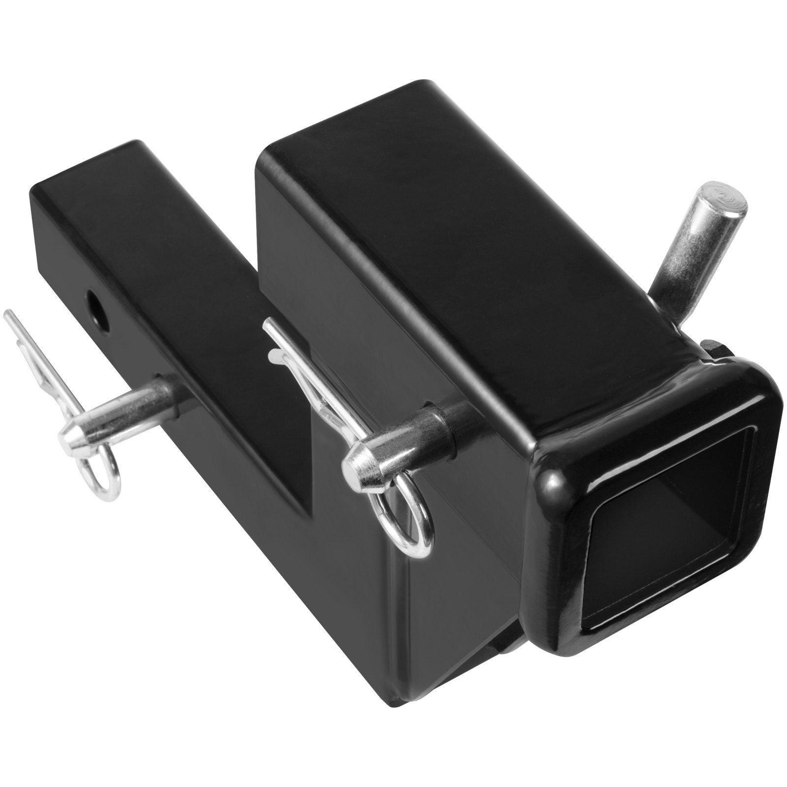 VEVOR Trailer Hitch Riser, for 2'' Receiver with 4'' Rise/Drop, Trailer Receiver Hitch Extender Extension Adapter, 5-1/4'' and 6